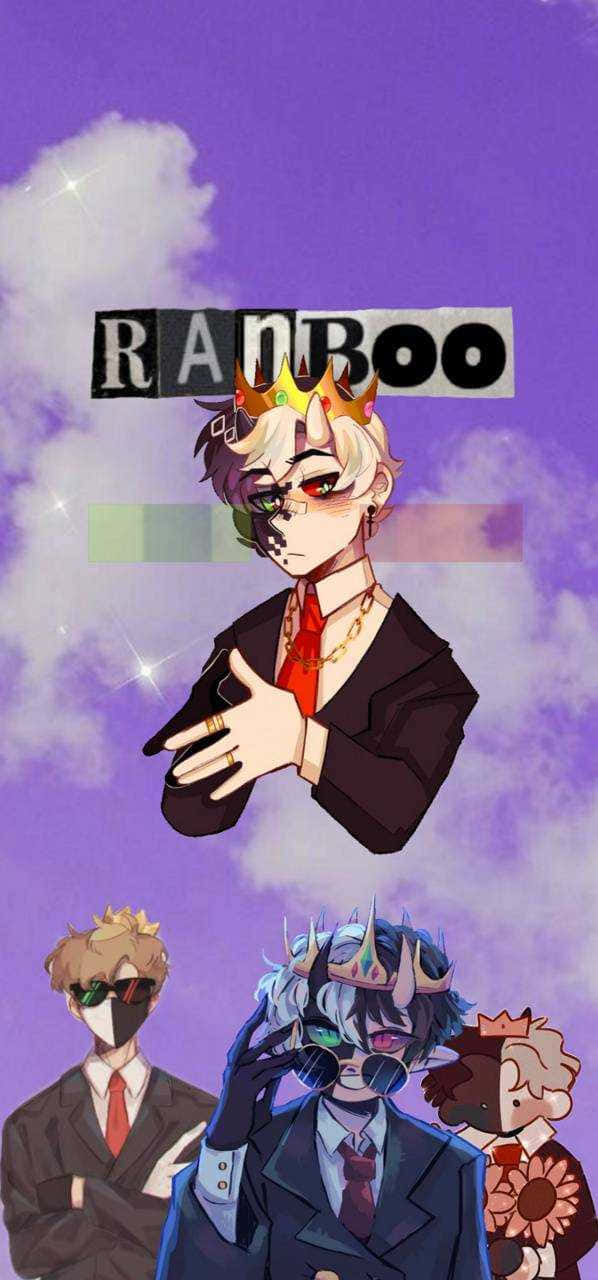 iPhone 12, RANBOO, anime characters, HD Phone Wallpaper