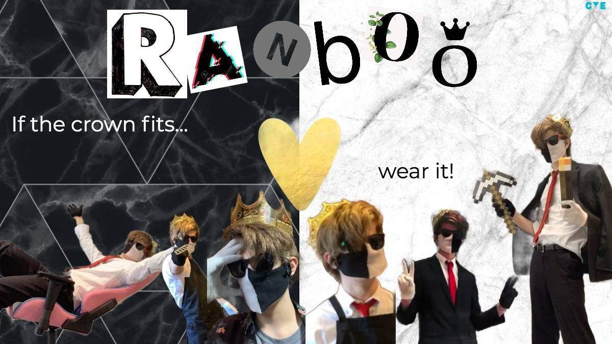Ranboo, suit, crown, SD Desktop Wallpaper