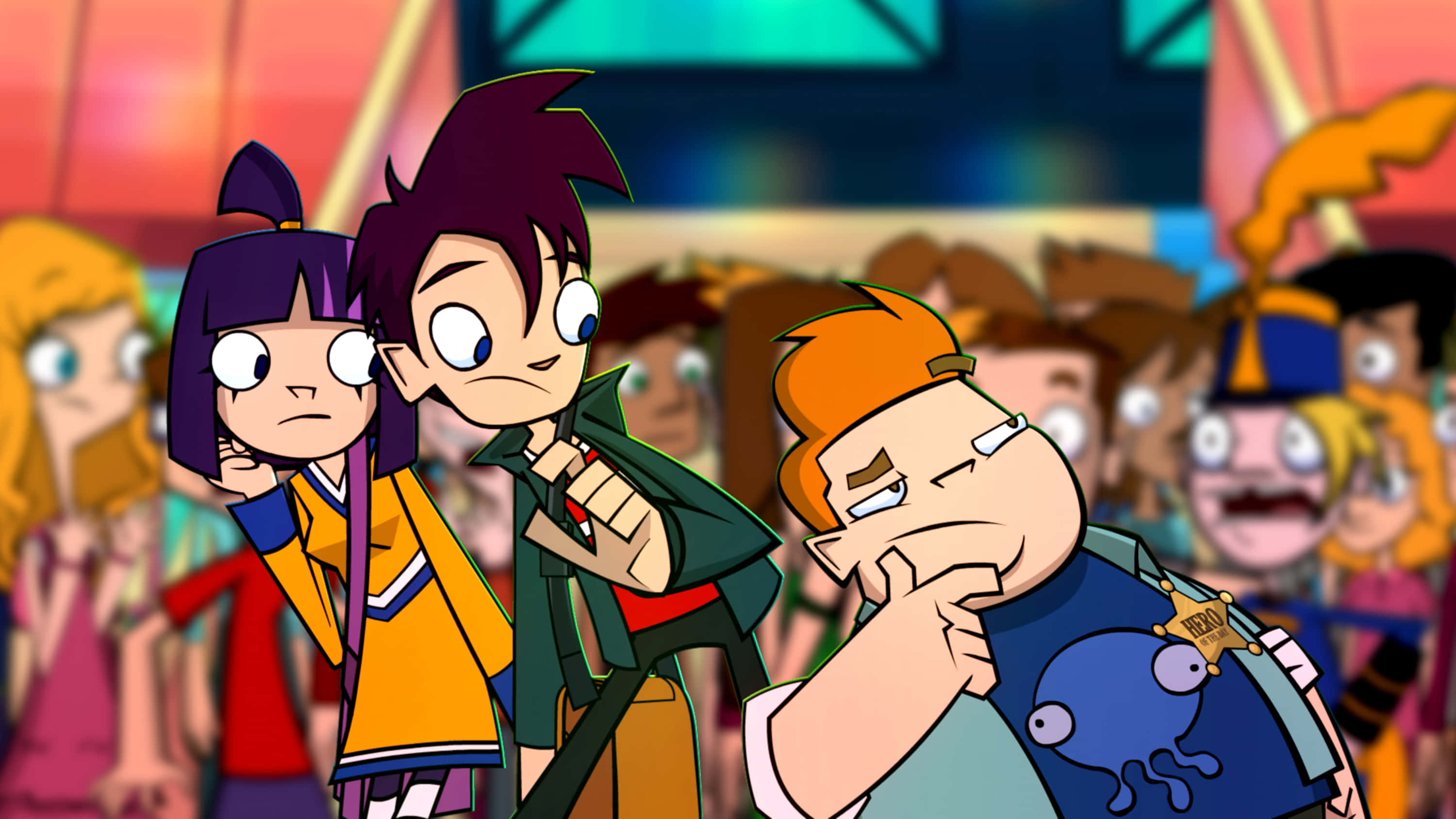 Randy Cunningham 9th Grade Ninja, teens, animated, 2K Desktop Wallpaper