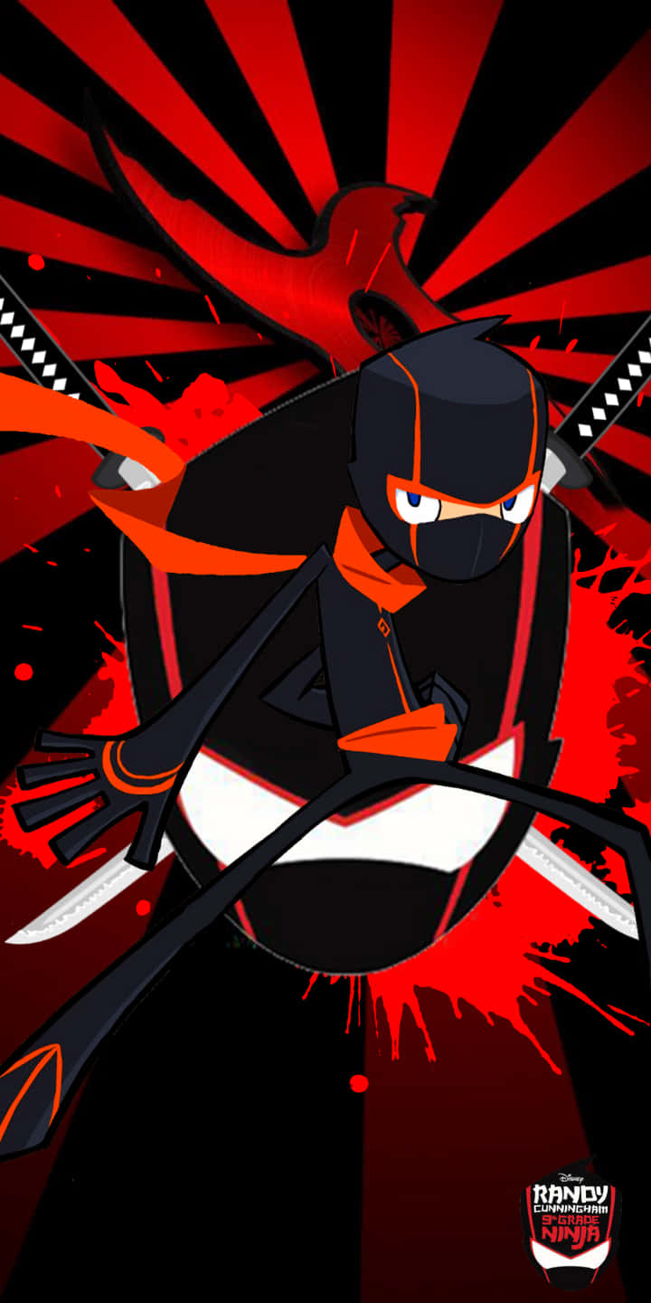 Randy Cunningham 9th Grade Ninja, glowing eyes, dual swords, HD Phone Wallpaper