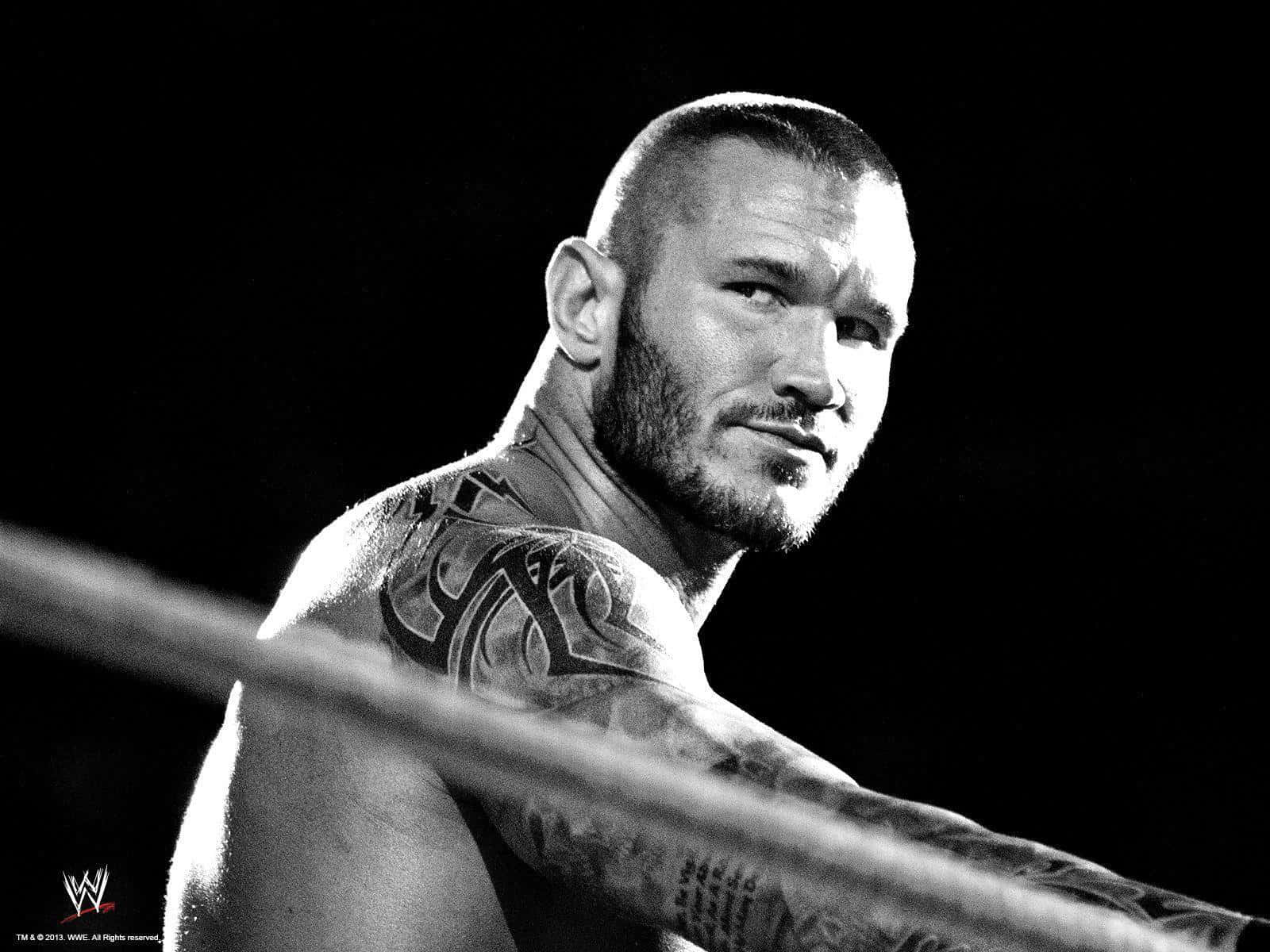 Randy Orton, wrestling legend, muscular tattooed wrestler, HD Desktop Wallpaper