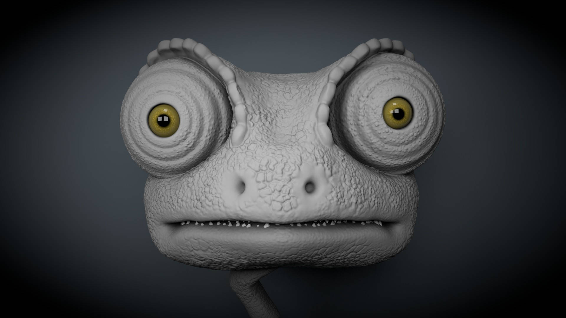 Rango, chameleon, gray, Full HD Desktop Wallpaper