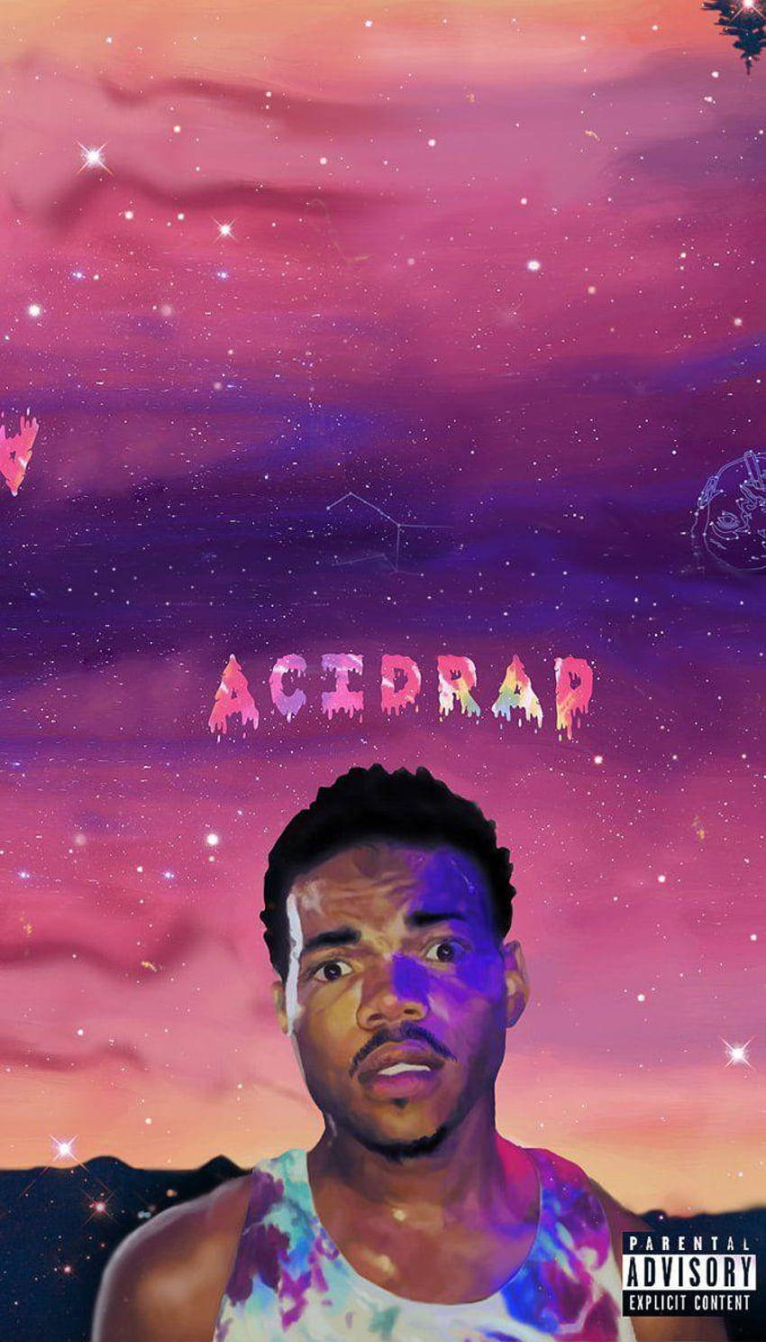 acidrap, neon colors, vibrant cosmic sky, HD Phone Wallpaper