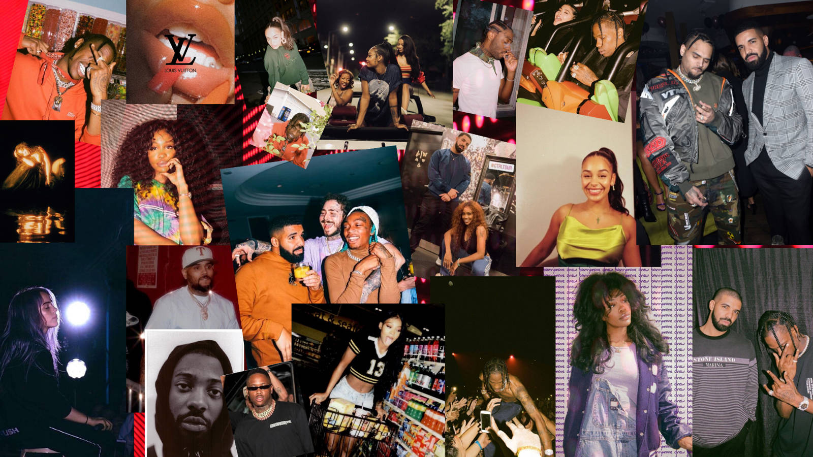 Rap Computer, neon lights, nightlife events, HD Desktop Wallpaper