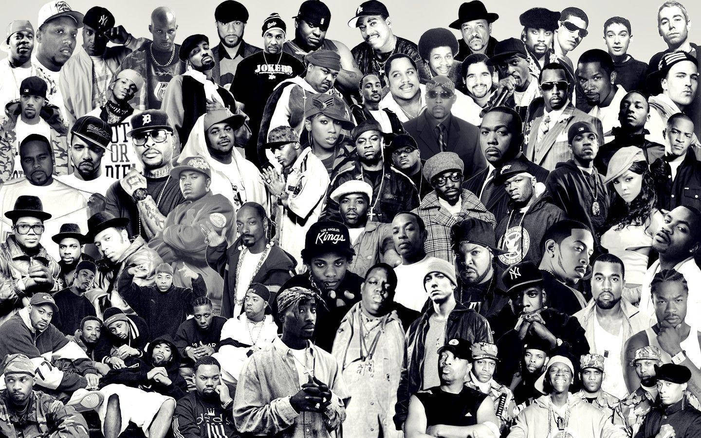 Rap Computer, black and white, hip hop artists, HD Desktop Wallpaper