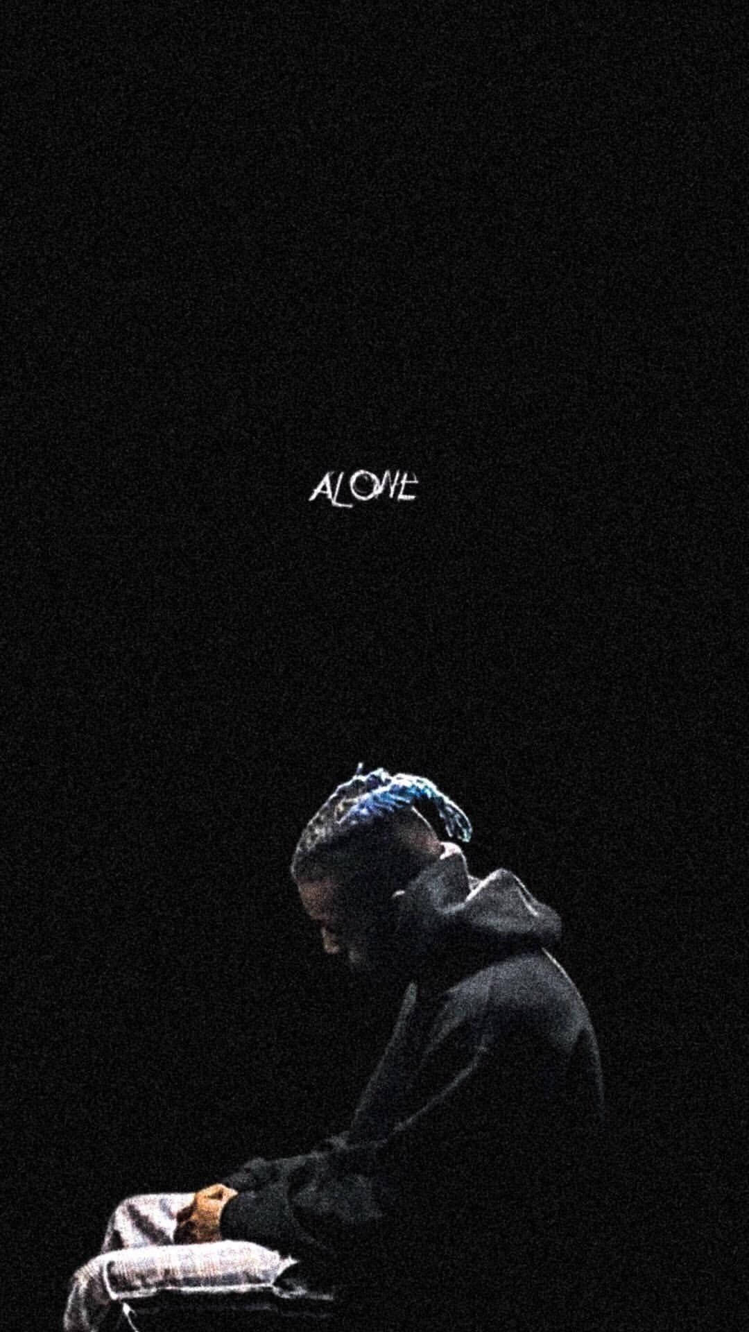 Alone Rapperi Phone, blue braids, darkness, Full HD Phone Wallpaper