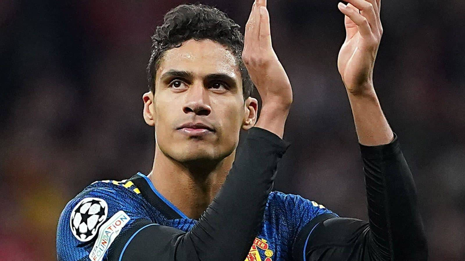 Raphael Varane, blue jersey, stadium match, HD Desktop Wallpaper
