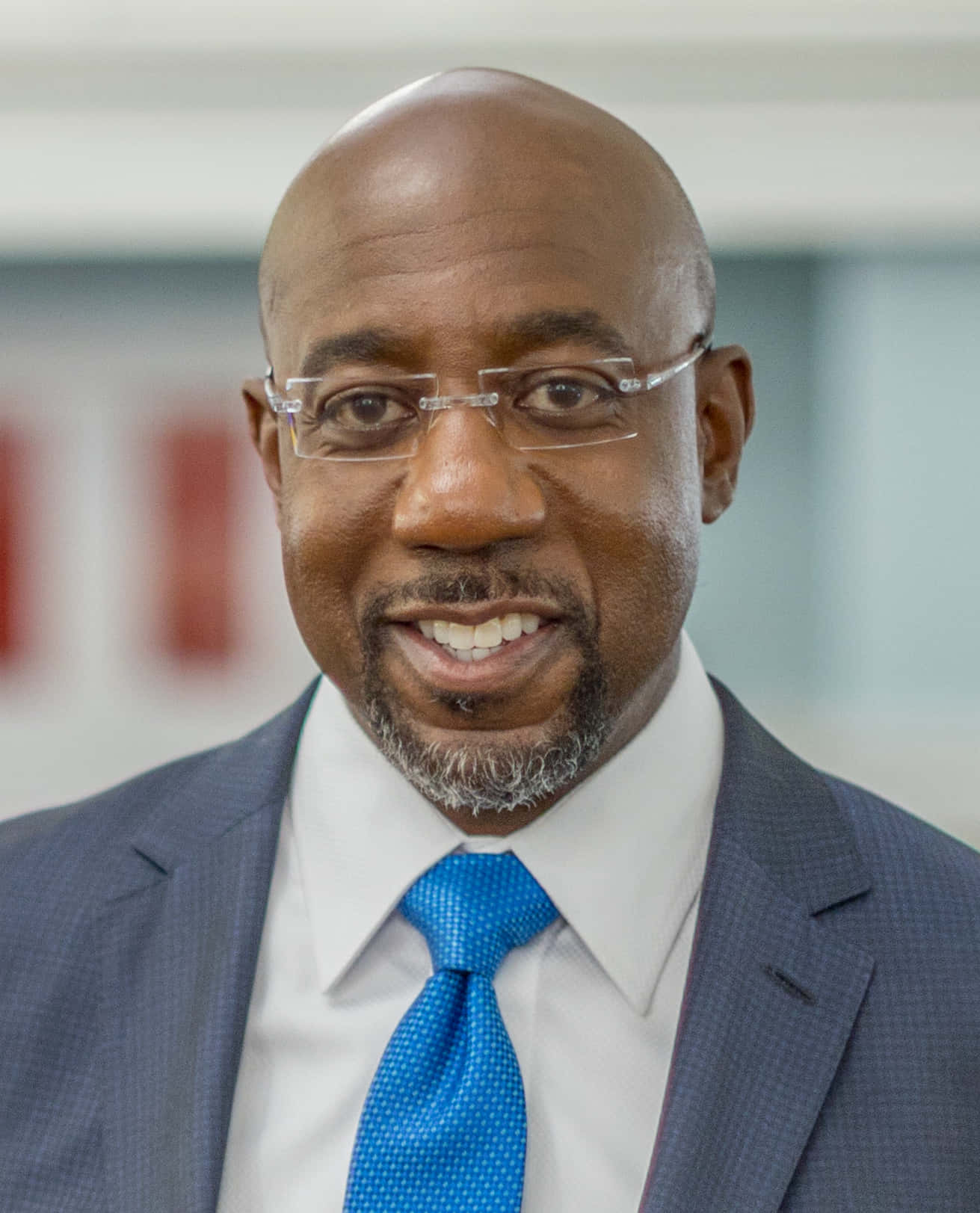 Raphael Warnock, bald, Black man, HD Phone Wallpaper