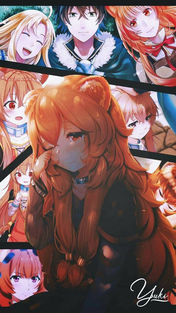 Raphtalia, orange-haired girl, bear ears, HD Phone Wallpaper