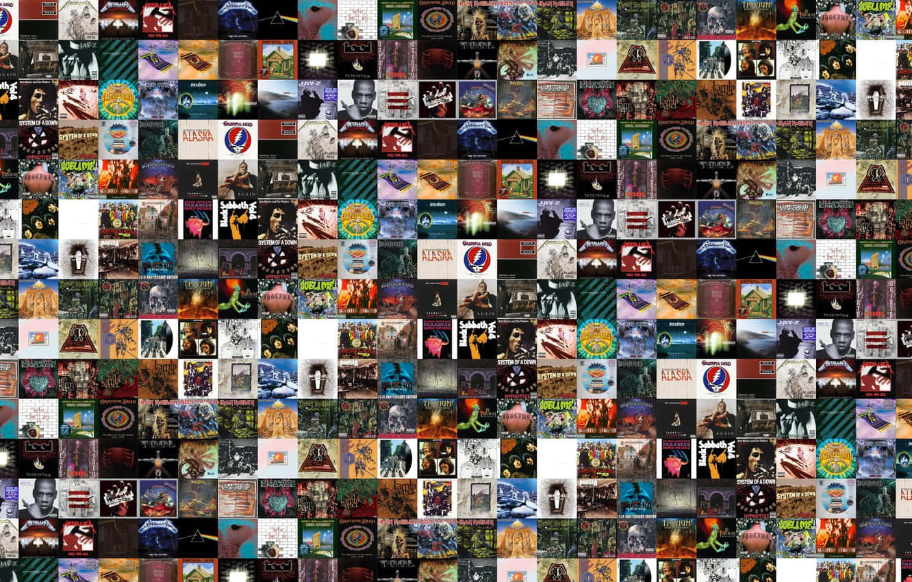 Rapper Collage, vintage album covers, colorful, HD Desktop Wallpaper