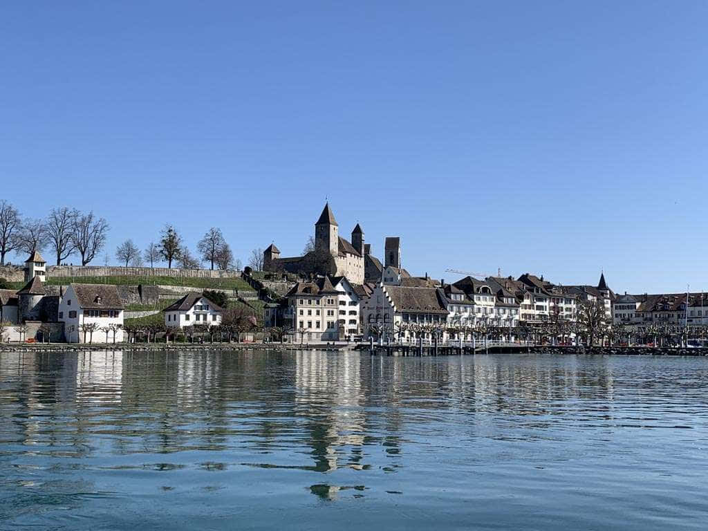 Rapperswil-Jona, castle, hill, SD Desktop Wallpaper