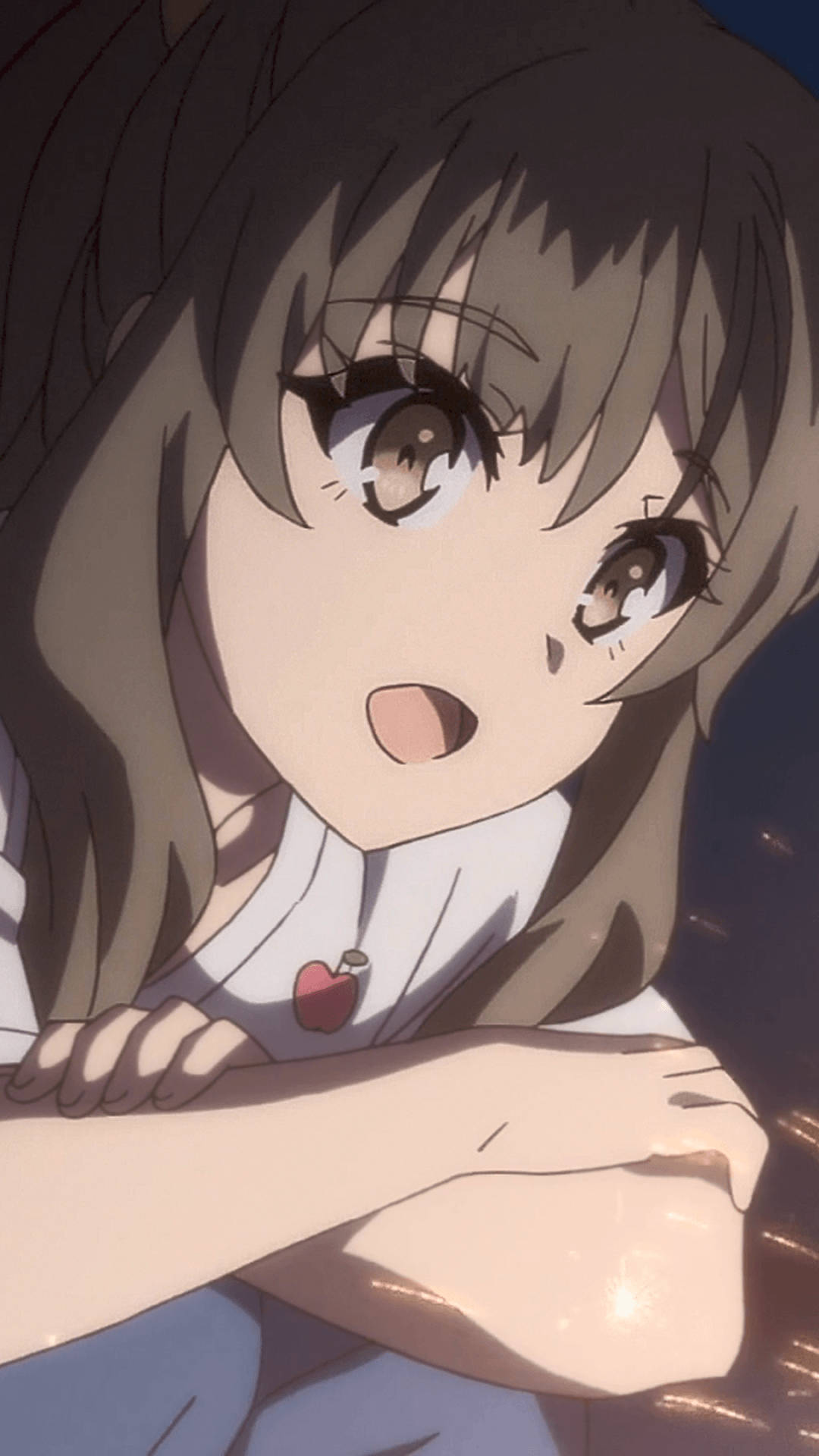 Rascal Does Not Dream Of Bunny Girl Senpai, anime girl, brown hair, Full HD Phone Wallpaper