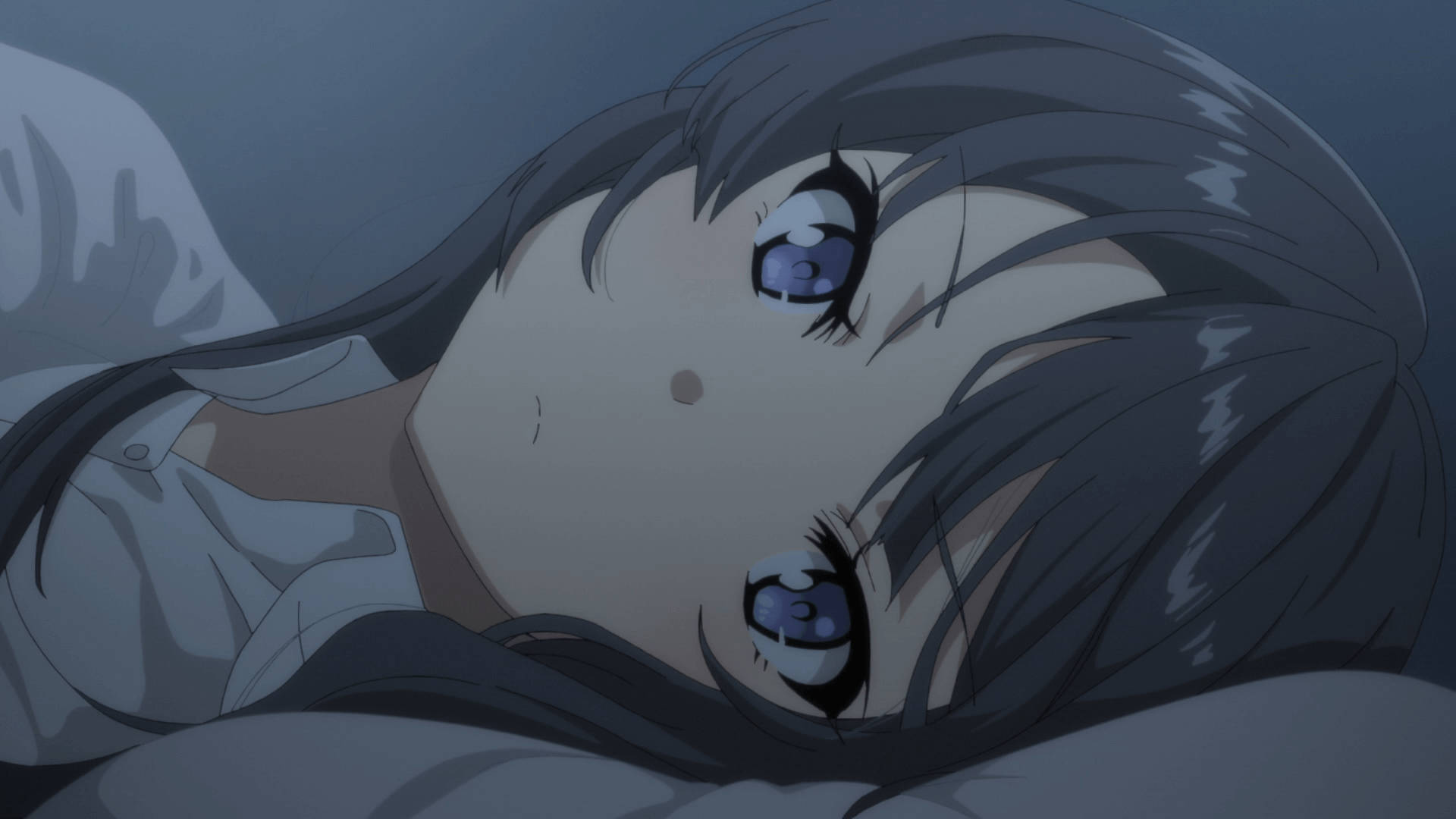 Rascal Does Not Dream Of Bunny Girl Senpai, anime girl, dark hair, Full HD Desktop Wallpaper