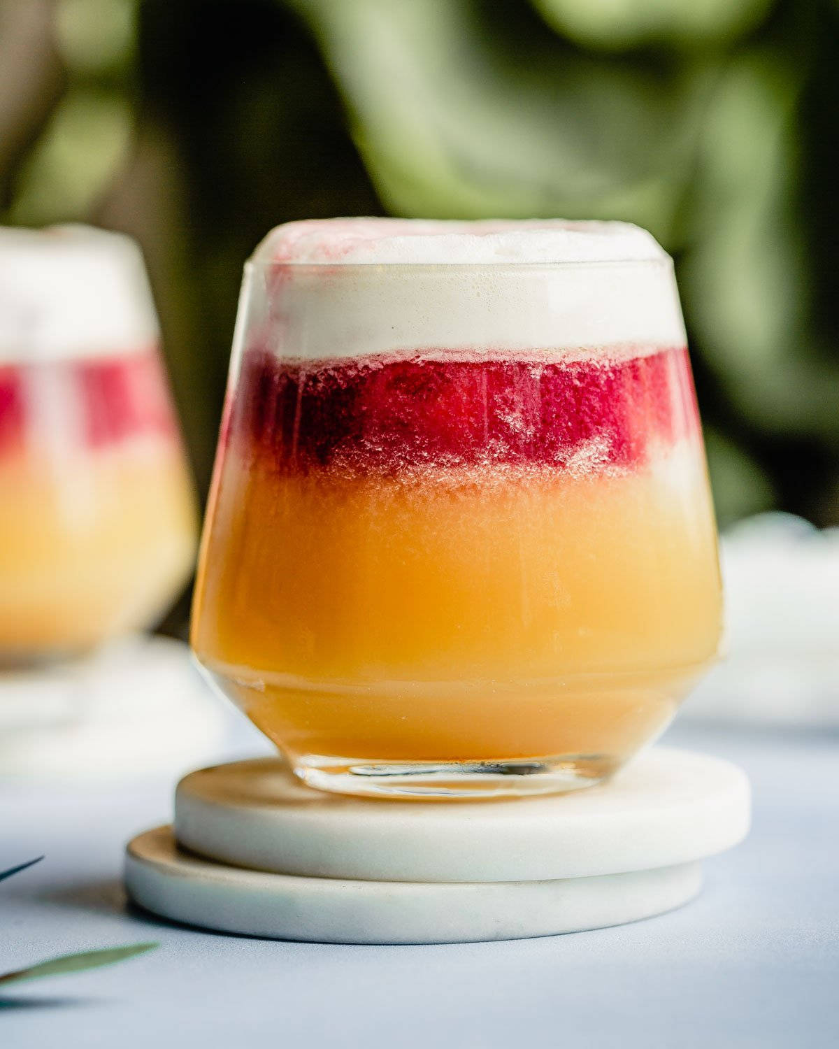 raspberry, sour cocktail, orange liquid, HD Phone Wallpaper