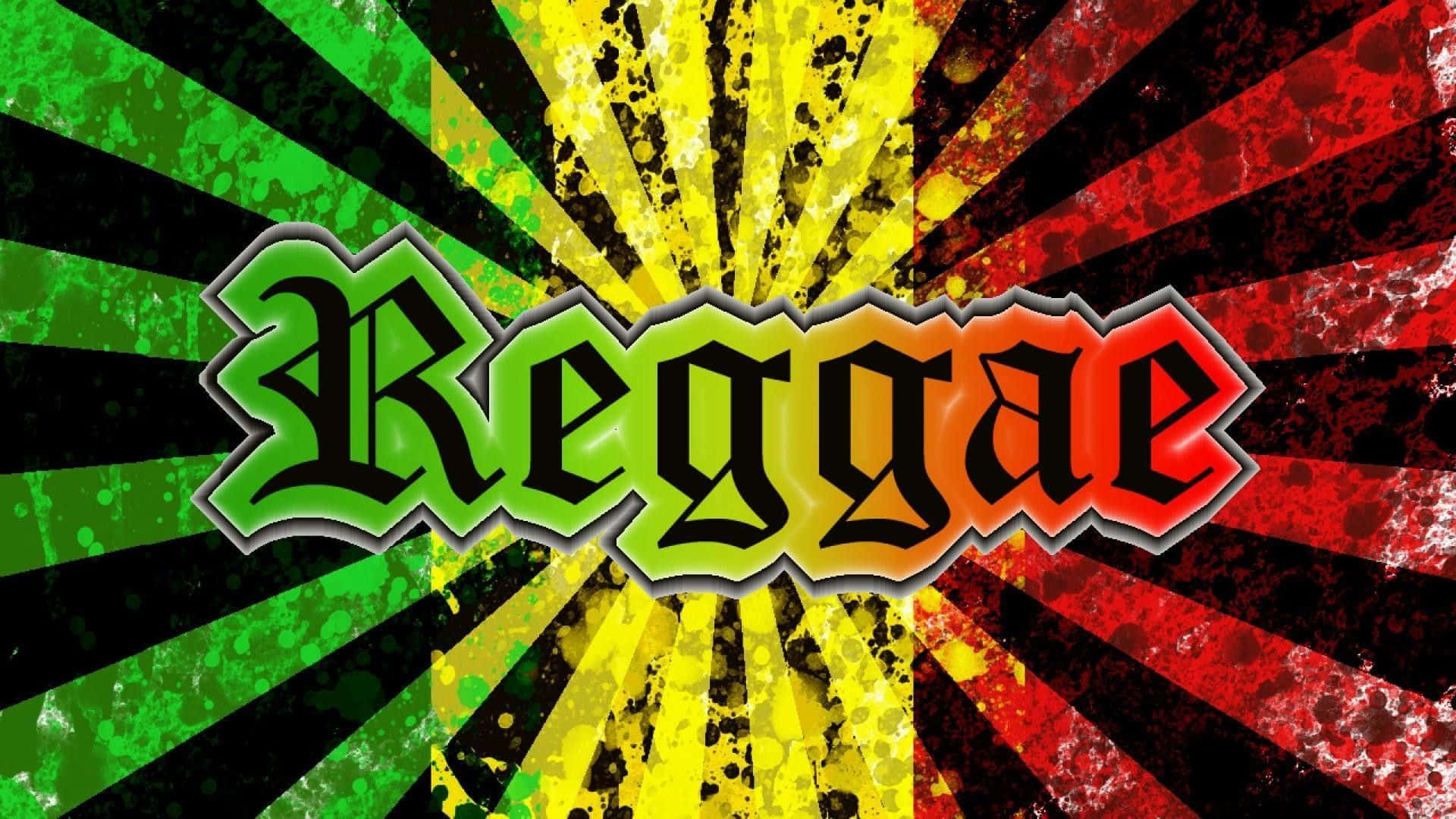 Rasta, green yellow and red, sunburst rays, Full HD Desktop Wallpaper