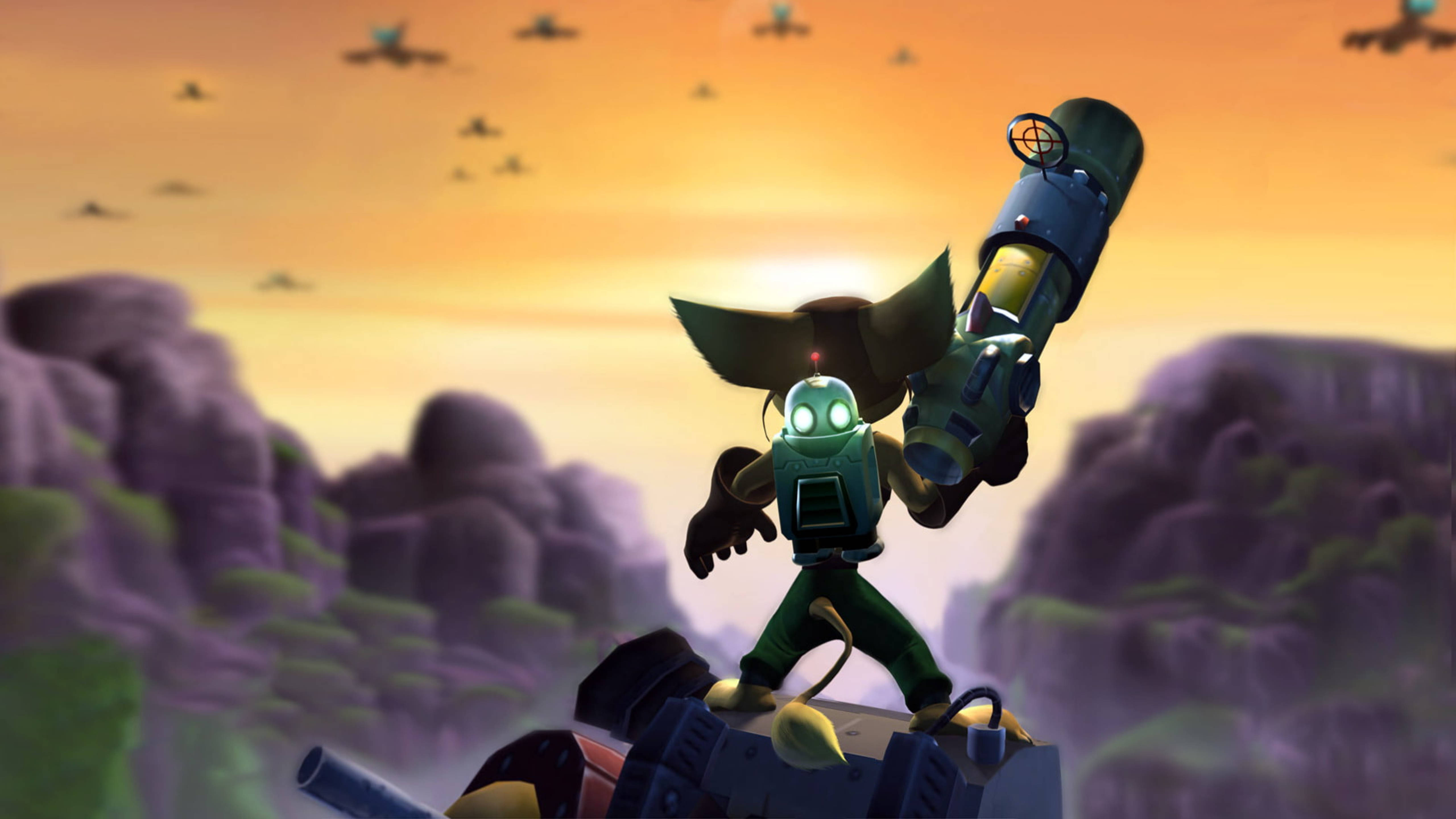 Ratchet and Clank, Ratchet, glowing eyes, 5K Desktop Wallpaper