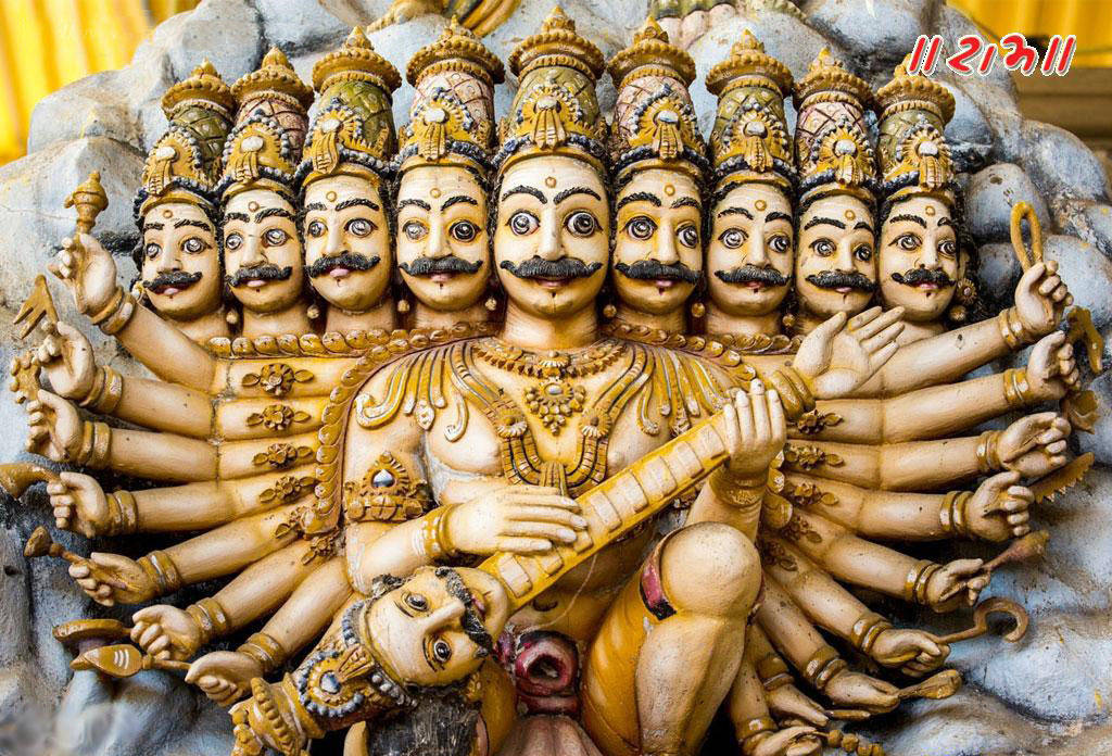 Ravana, sculpture, temple, SD Desktop Wallpaper