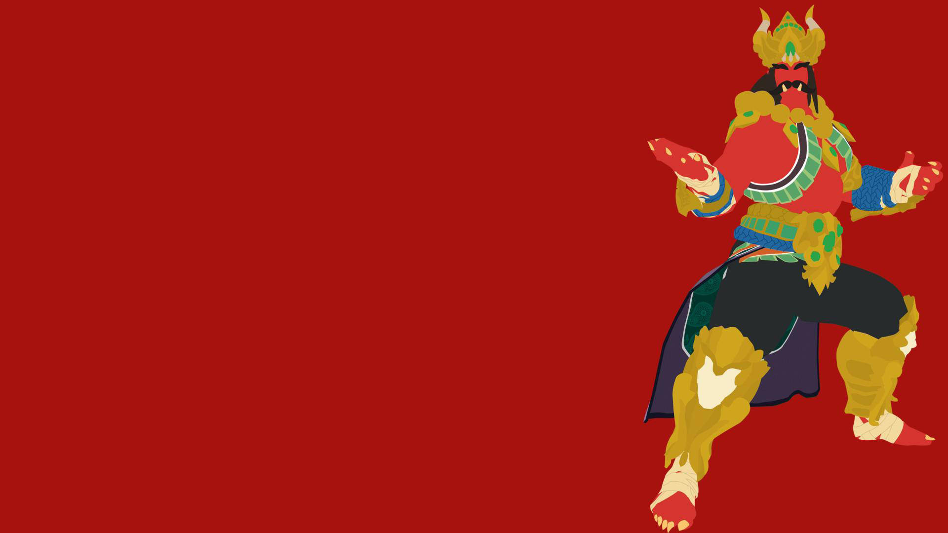 Ravana, horned helmet, colorful armor, Full HD Desktop Wallpaper