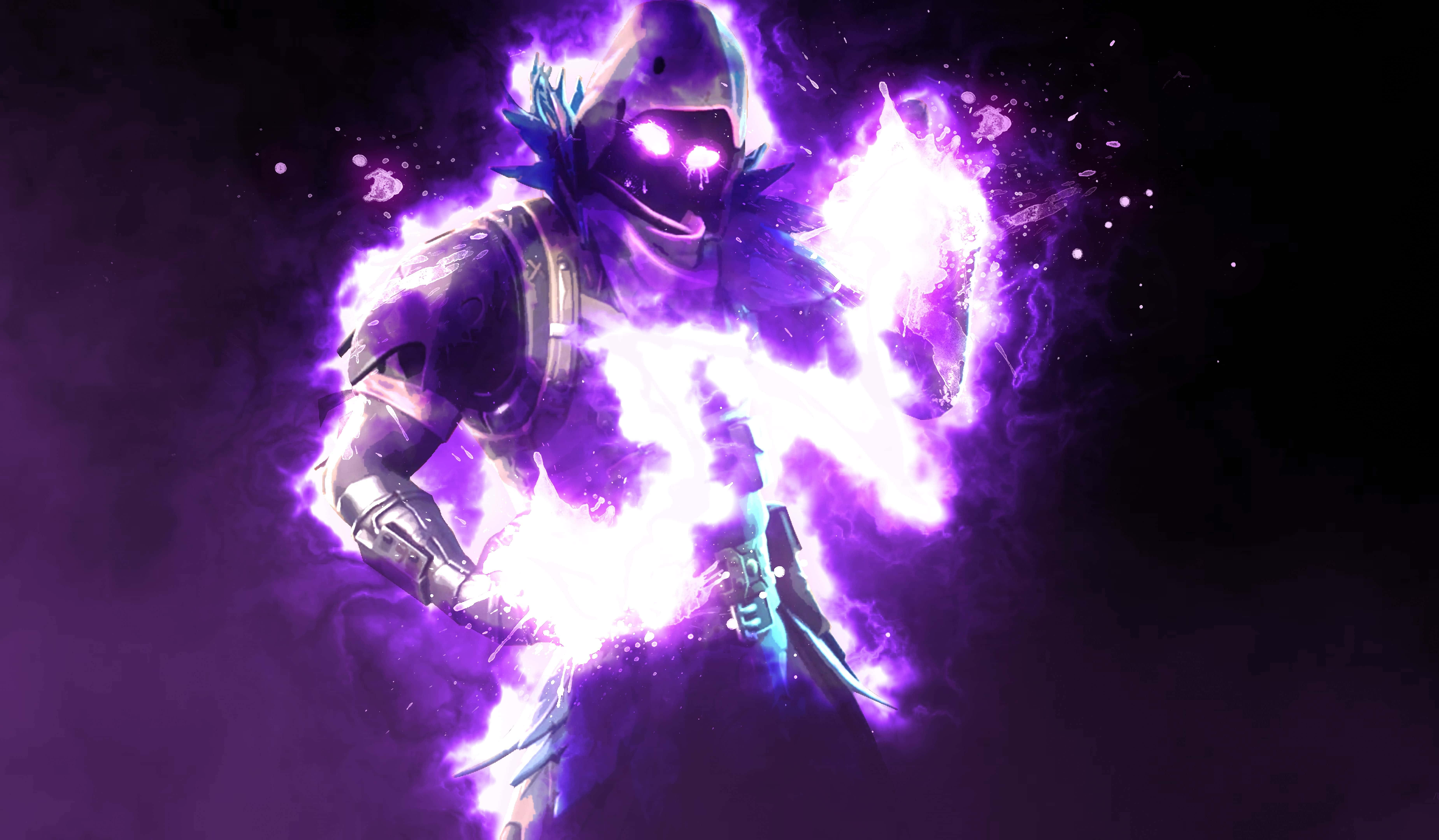 Raven Fortnite, Raven Skin, Fortnite, 5K Desktop Wallpaper