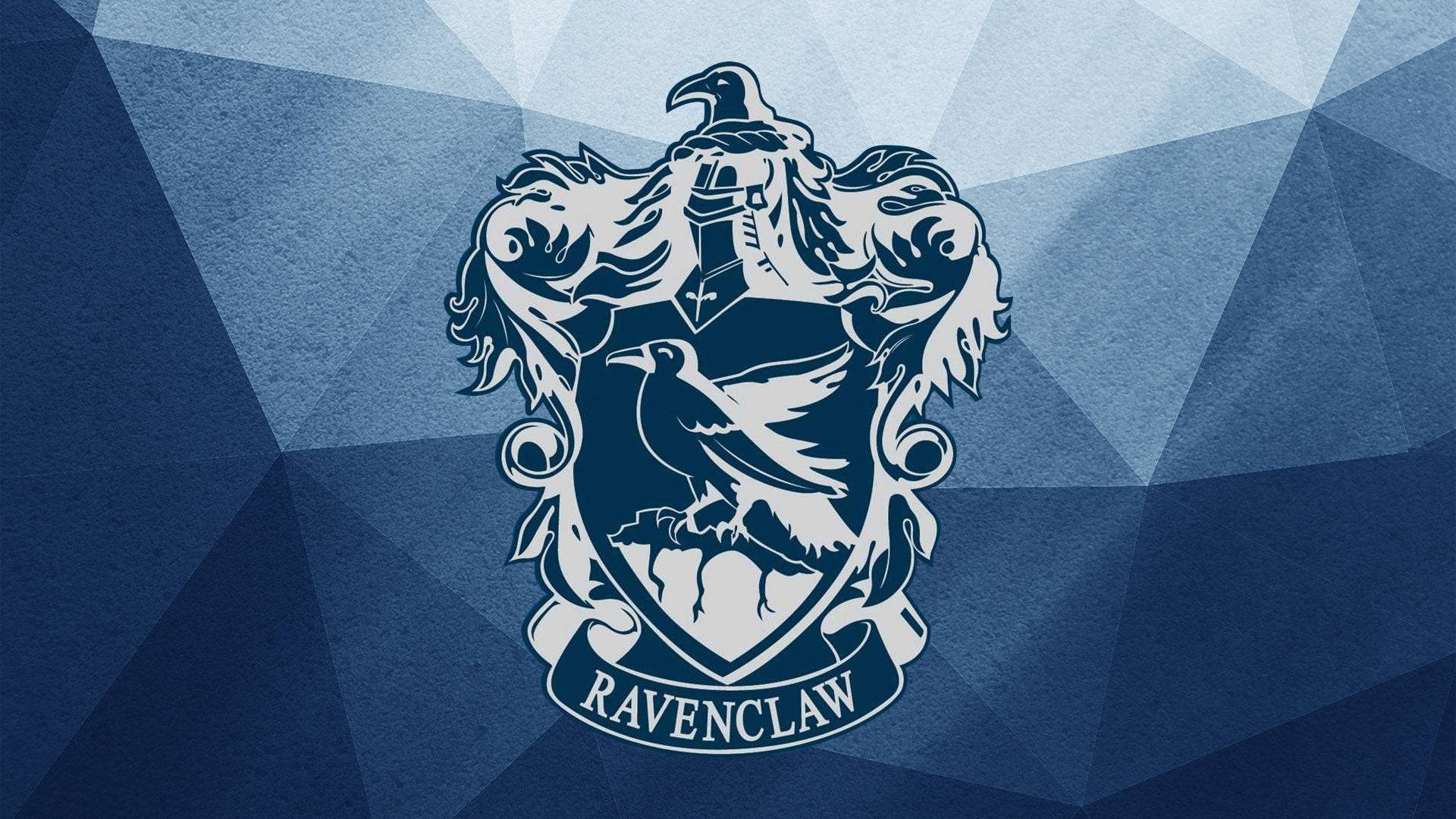 Ravenclaw crest, raven, shield, Full HD Desktop Wallpaper