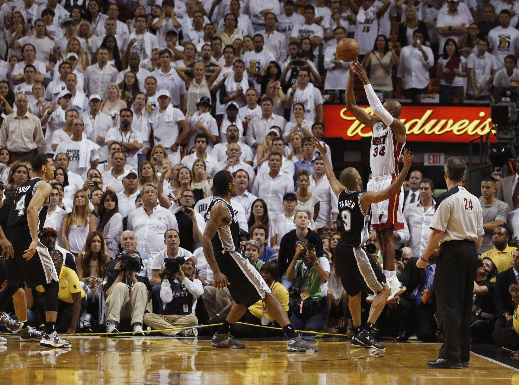 Ray Allen, jump shot, white, HD Desktop Wallpaper