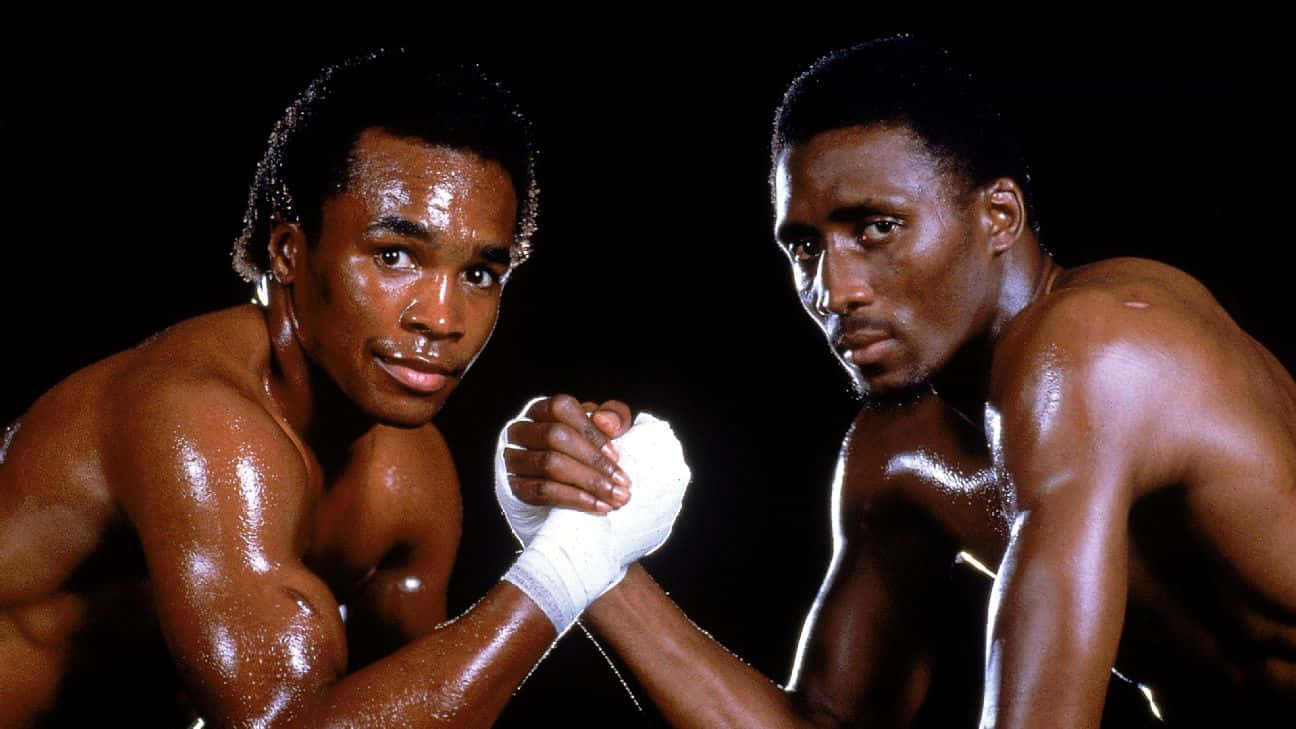 Ray Leonard, fellow boxer, sweaty, HD Desktop Wallpaper