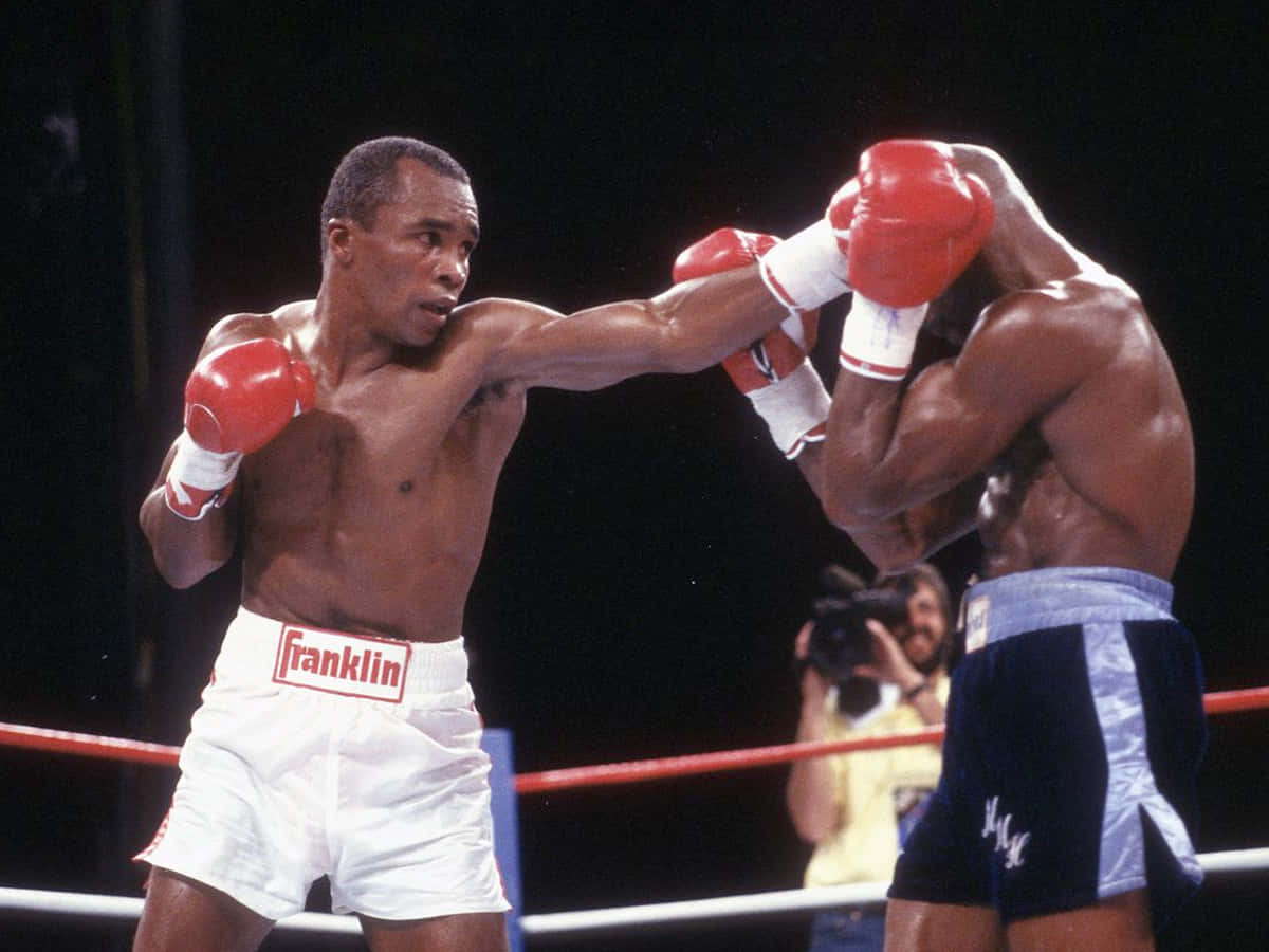 Ray Leonard, white shorts, blue shorts, SD Desktop Wallpaper