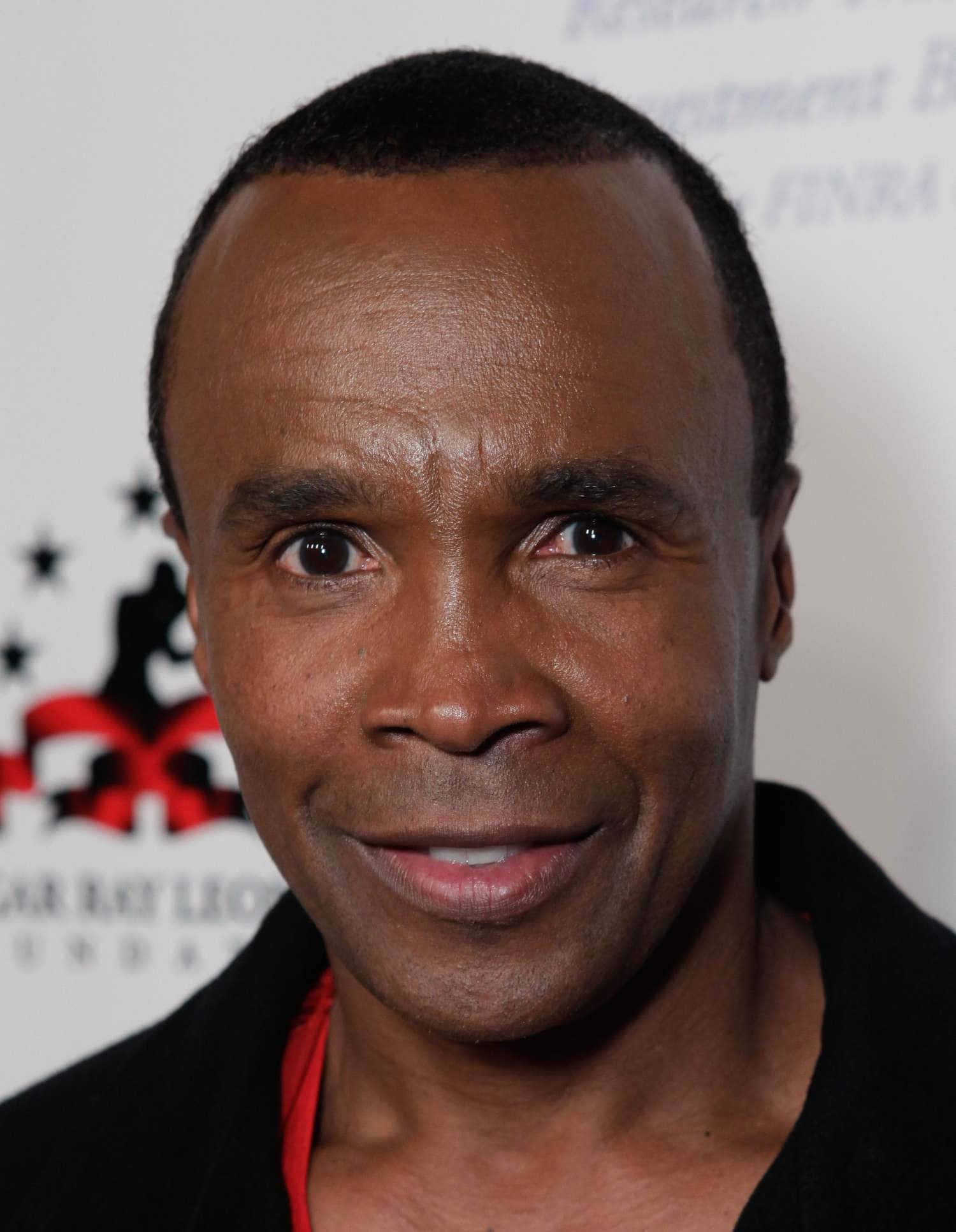 Ray Leonard, black jacket, red inner collar, Full HD Phone Wallpaper