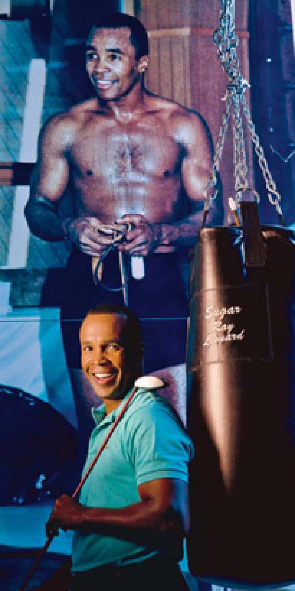 Ray Leonard, gym, rope, Full HD Phone Wallpaper