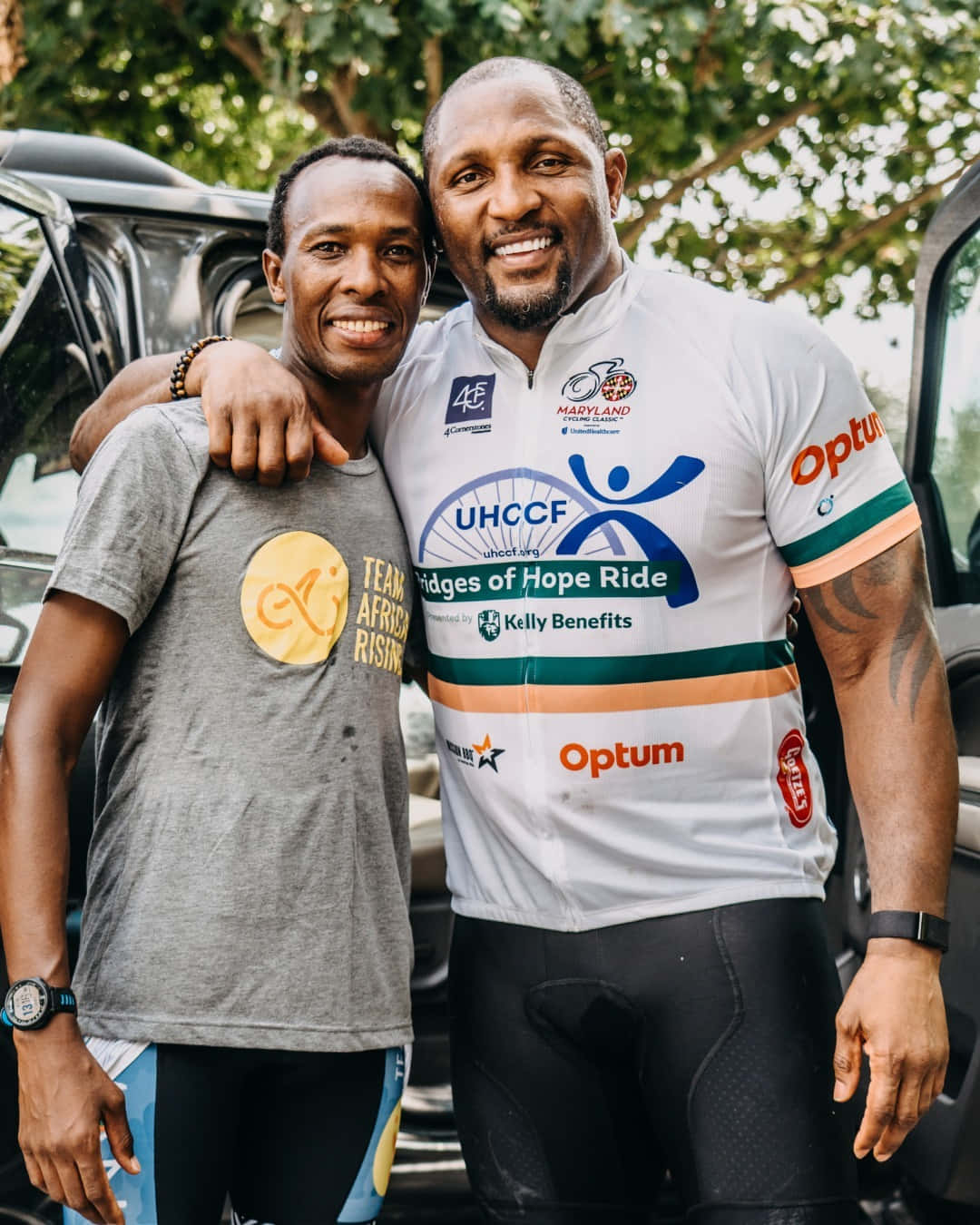 Ray Lewis, charity event, cycling gear, HD Phone Wallpaper
