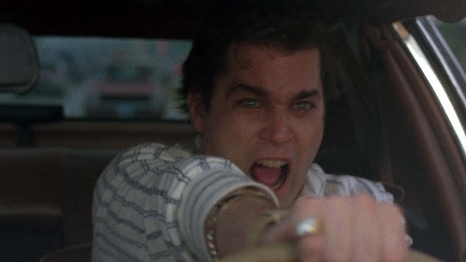 Ray Liotta, car, steering wheel, HD Desktop Wallpaper
