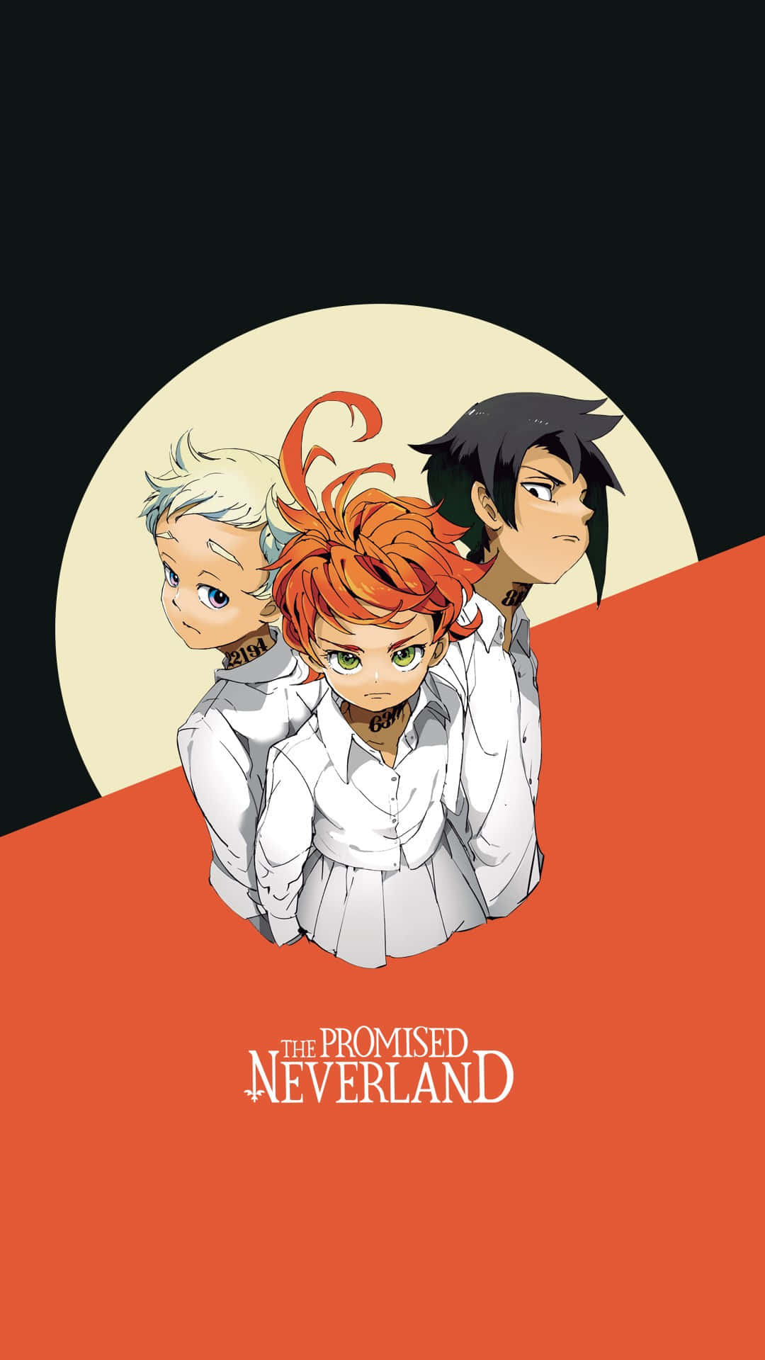 Ray, The Promised Neverland, white uniforms, Full HD Phone Wallpaper