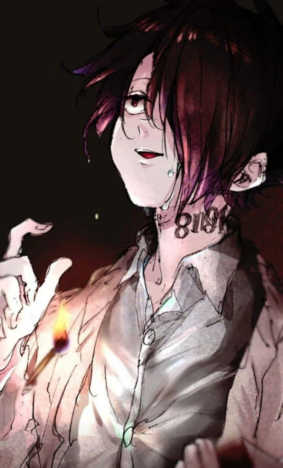 Ray, The Promised Neverland, dark-haired anime character, HD Phone Wallpaper