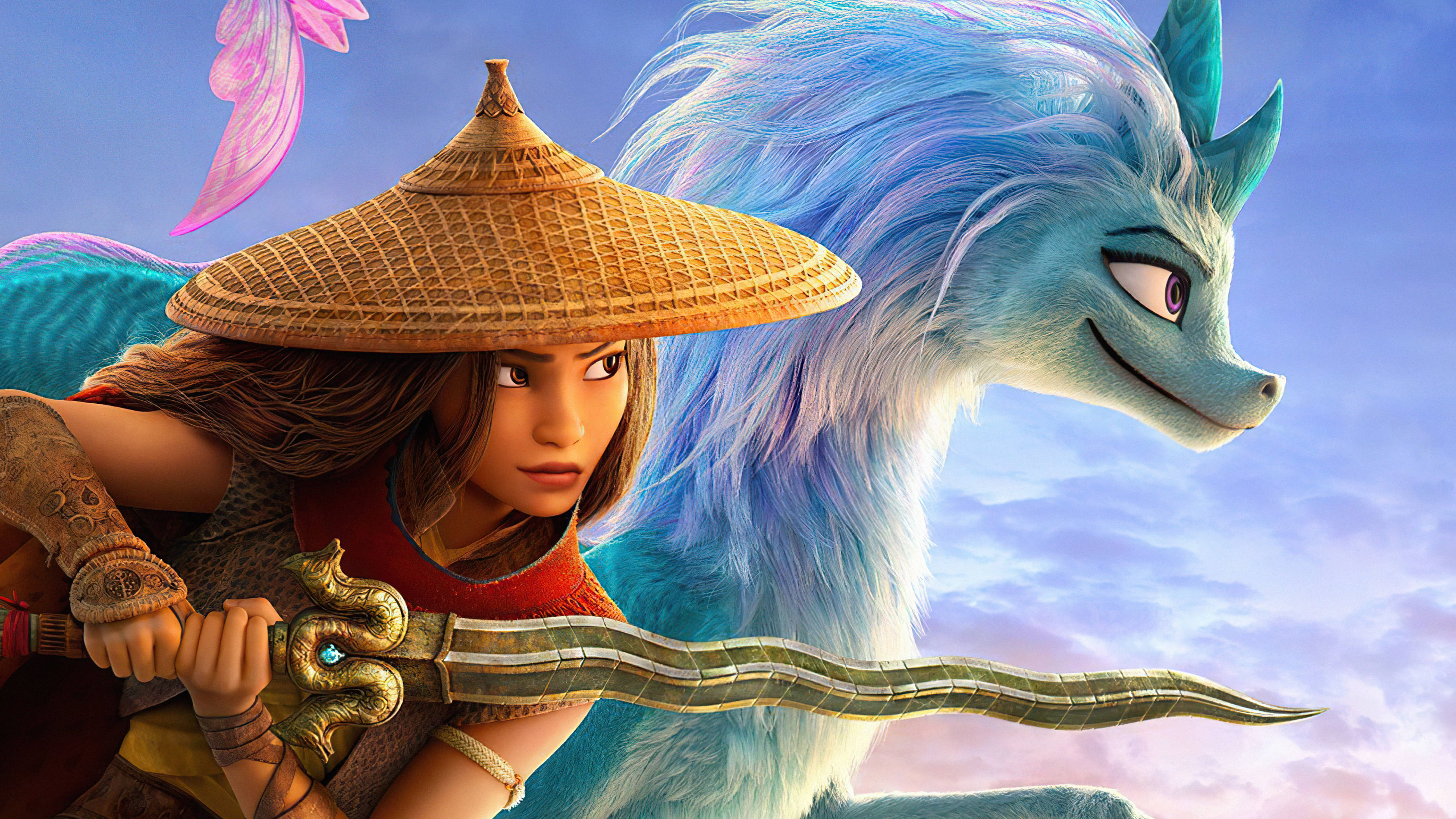 Raya And The Last Dragon, Raya, Last Dragon, 5K Desktop Wallpaper