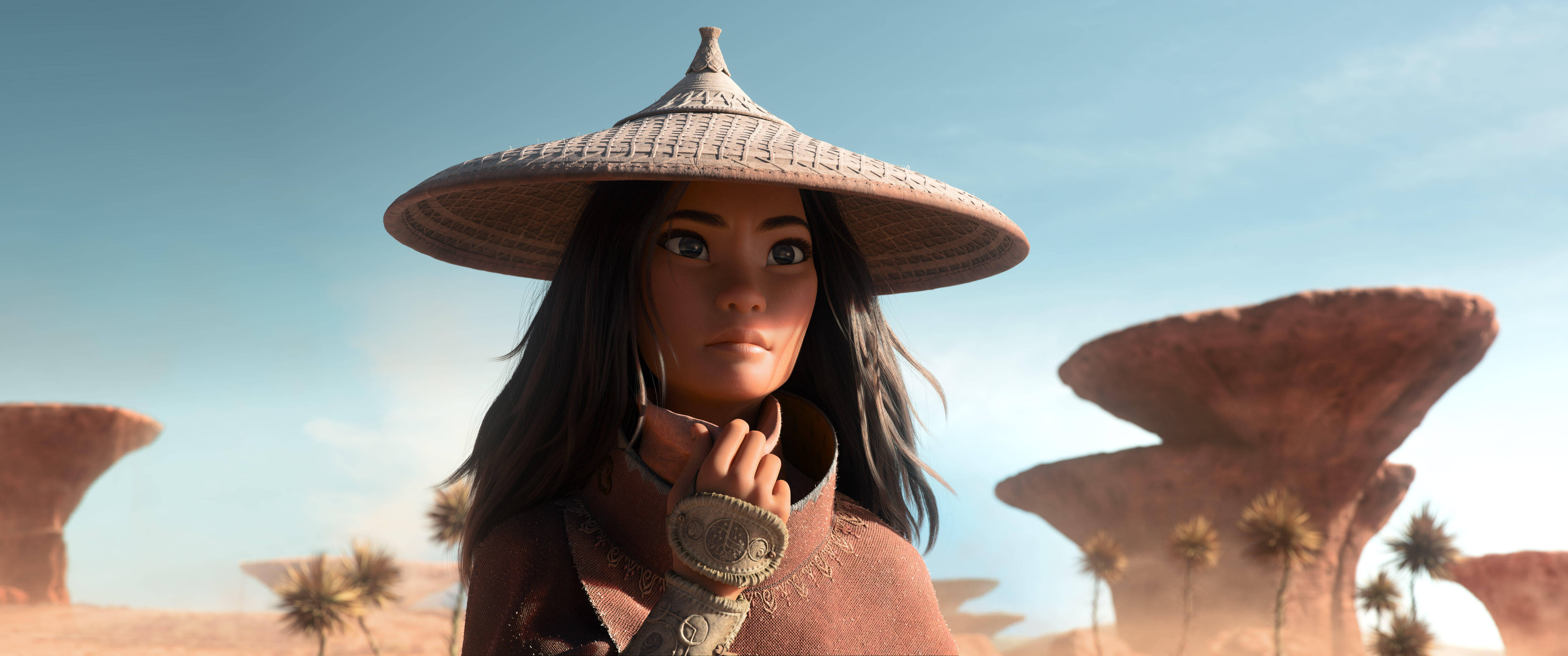 Raya And The Last Dragon, Raya, desert, 5K Desktop Wallpaper