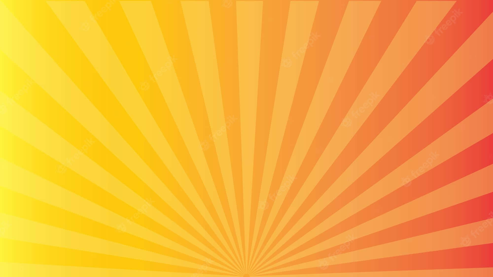 sunburst pattern, gradient yellow to orange rays, center, Full HD Desktop Wallpaper