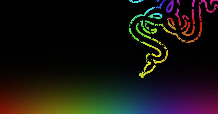 Razer, neon, rainbow-colored, SD Desktop Wallpaper