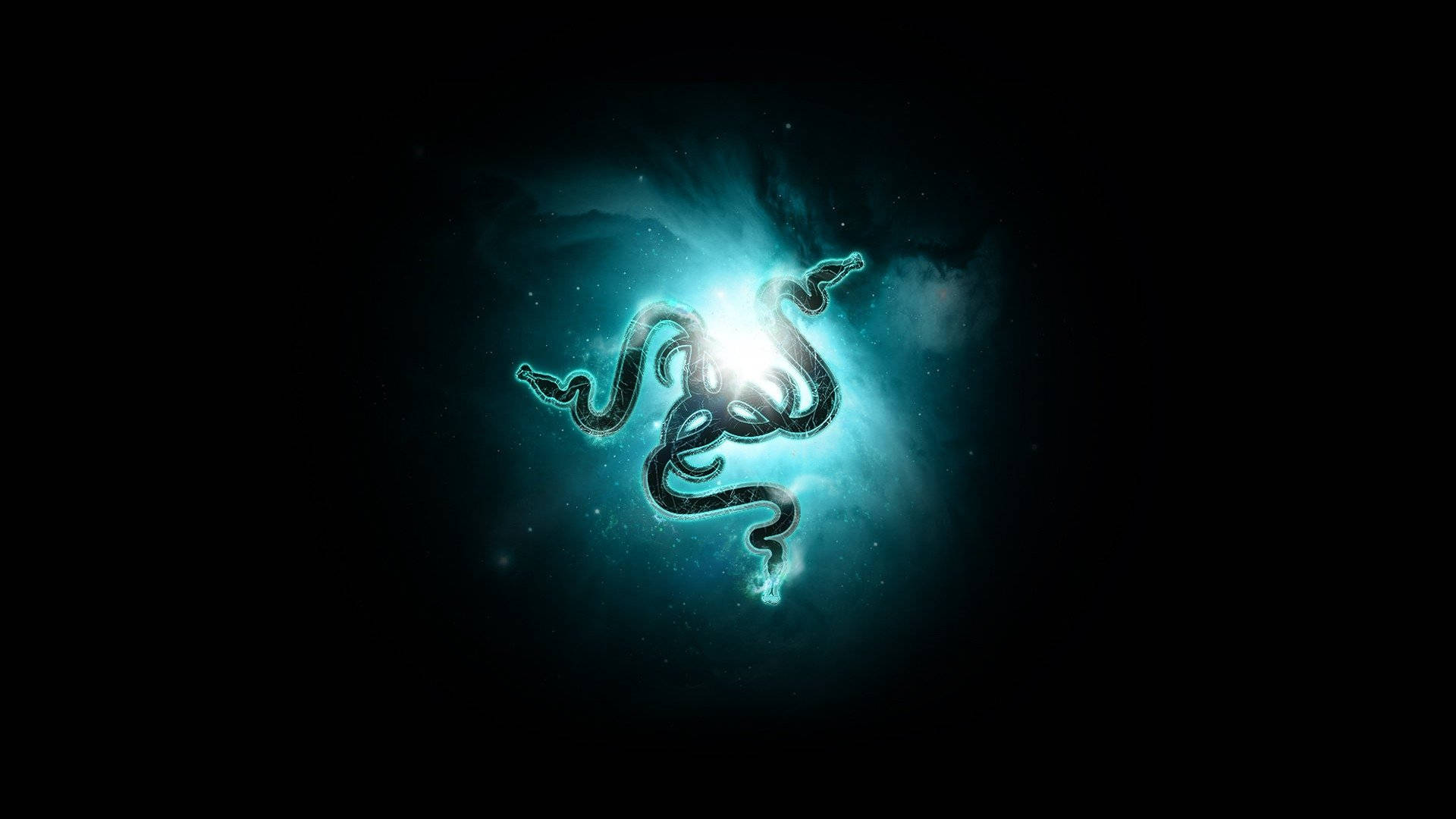 Razer, cyan, nebula, Full HD Desktop Wallpaper