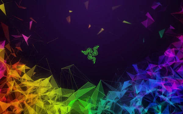 Razer, Neon Patterns, 4K, SD Desktop Wallpaper