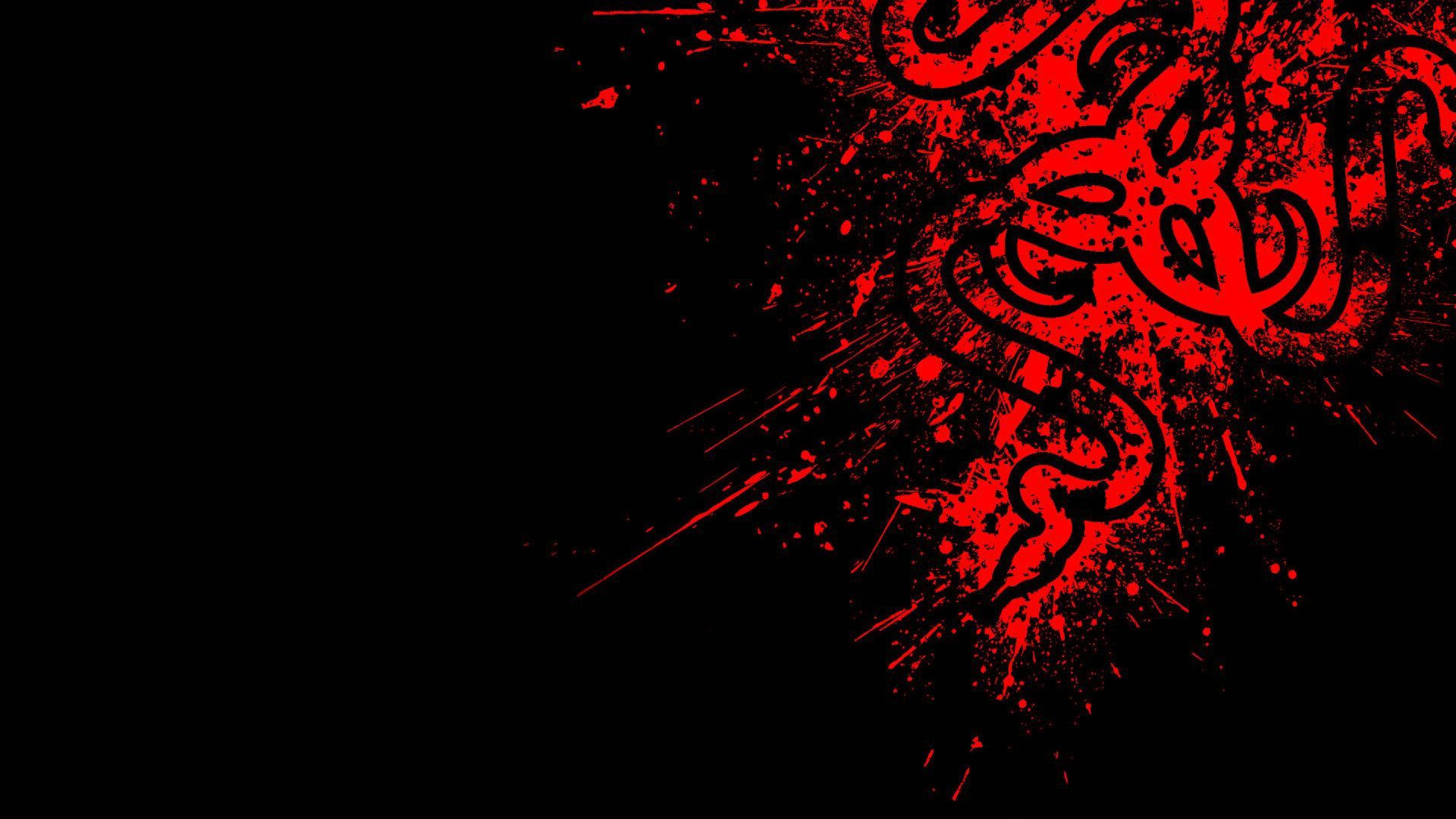 Razer, black, red, Full HD Desktop Wallpaper