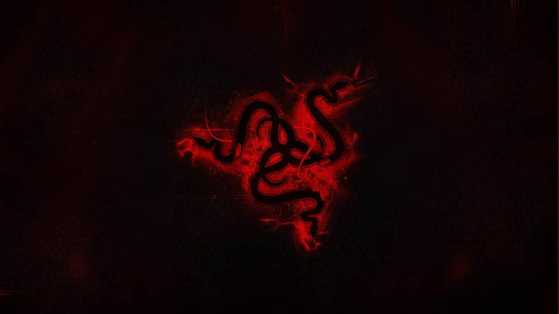 Razer, red, glowing, SD Desktop Wallpaper