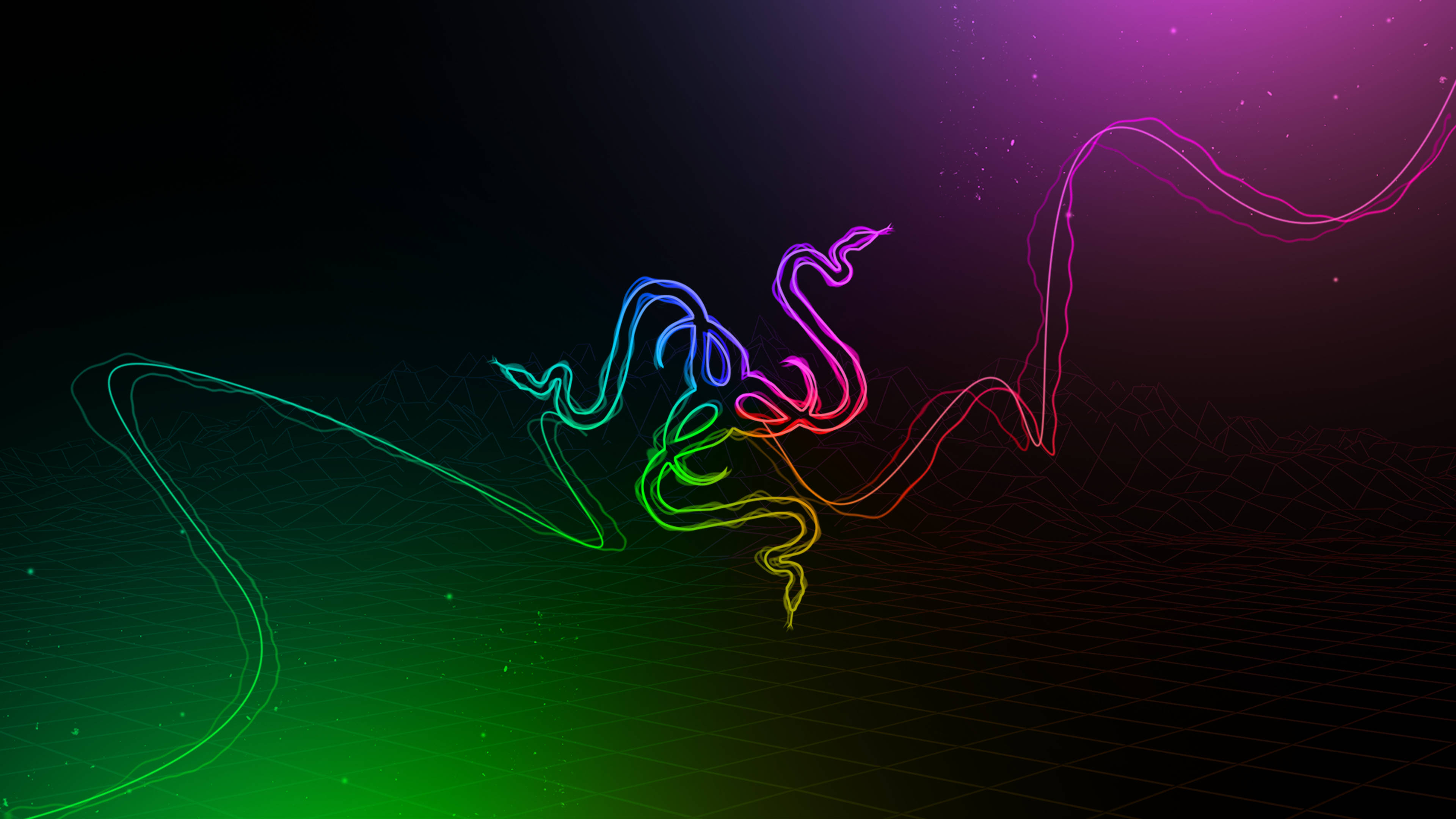 Razer, RGB, rainbow-colored, 4K Desktop Wallpaper