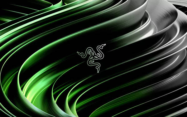 Razer, green, black, SD Desktop Wallpaper
