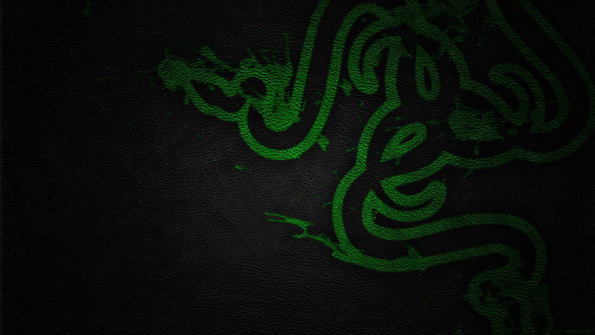 Razer, green Razer PC logo, glowing green, Full HD Desktop Wallpaper