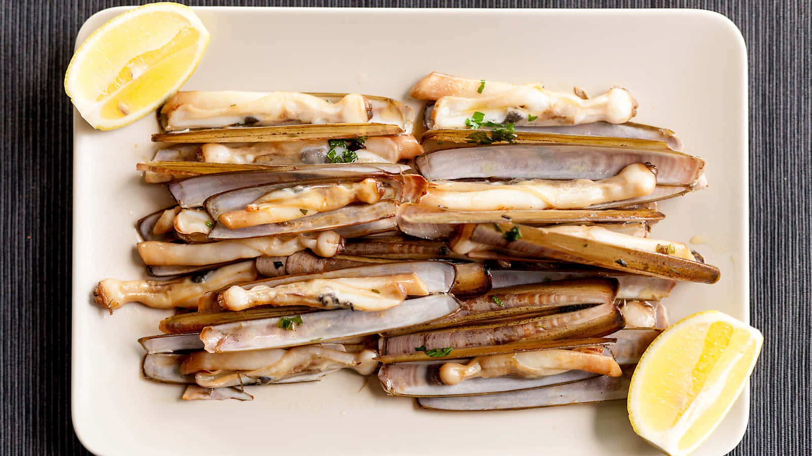 razor clam, Atlantic shore, grilled, HD Desktop Wallpaper