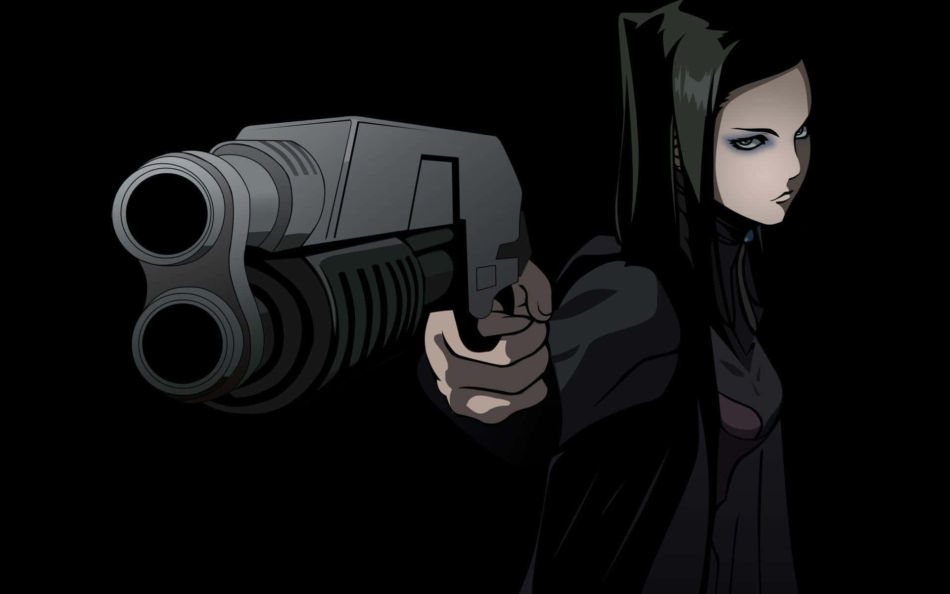 Re-l Mayer, hooded anime woman, pale skin, Full HD Desktop Wallpaper