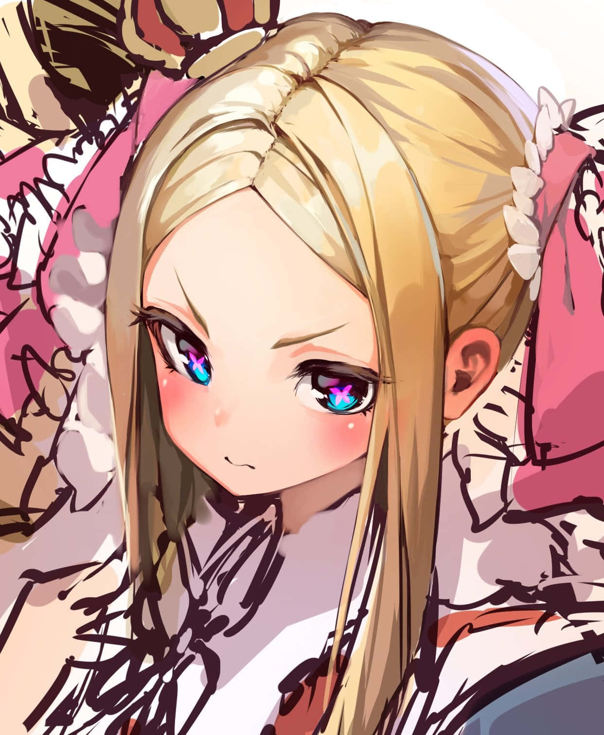 Re Zero, Beatrice, glowing purple eyes, HD Phone Wallpaper