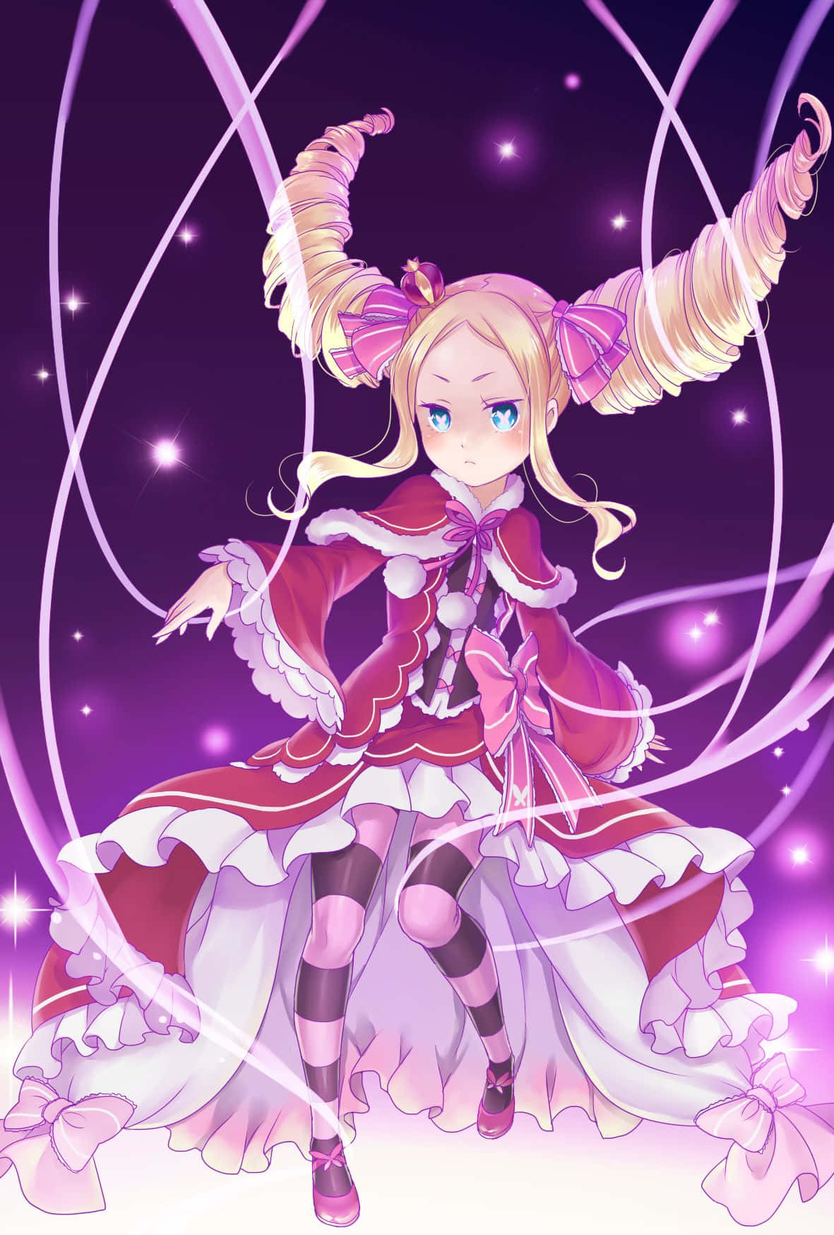 Re Zero, Beatrice, chibi anime girl, HD Phone Wallpaper