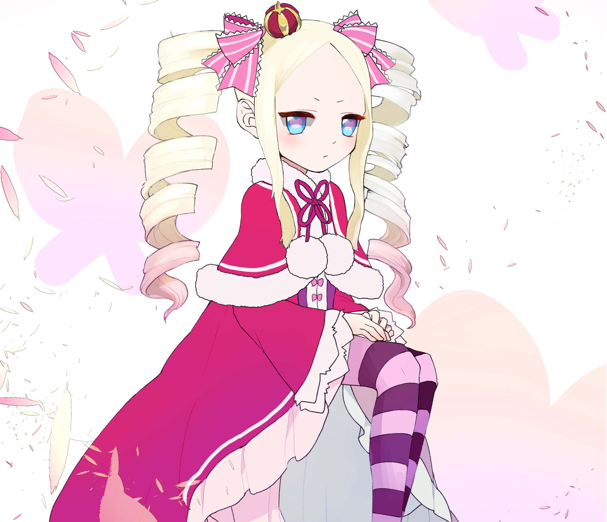 Re Zero, Beatrice, blonde pigtails, Full HD Desktop Wallpaper