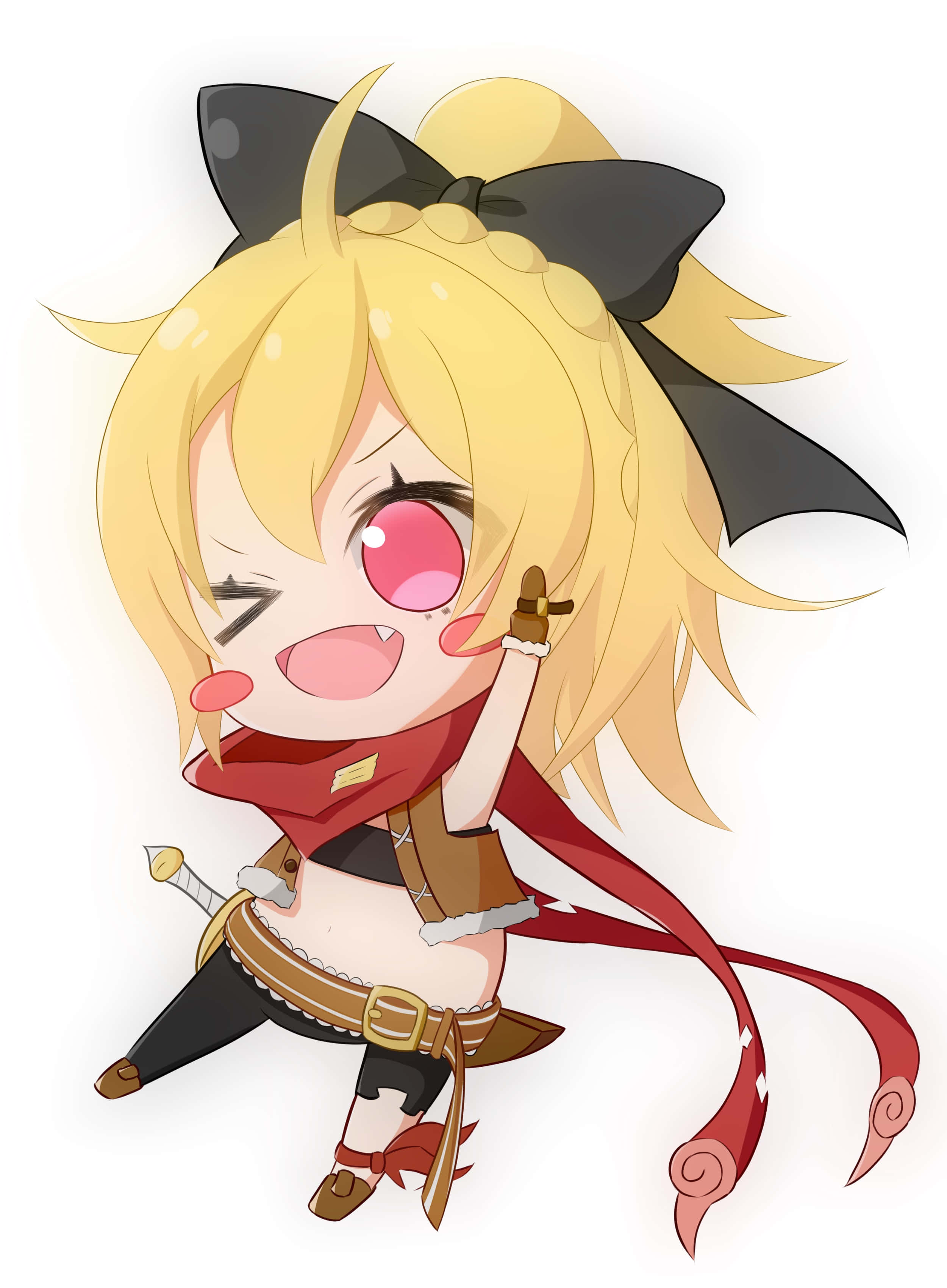 Re:ZERO - Felt, chibi anime girl, blonde hair, 2K Phone Wallpaper
